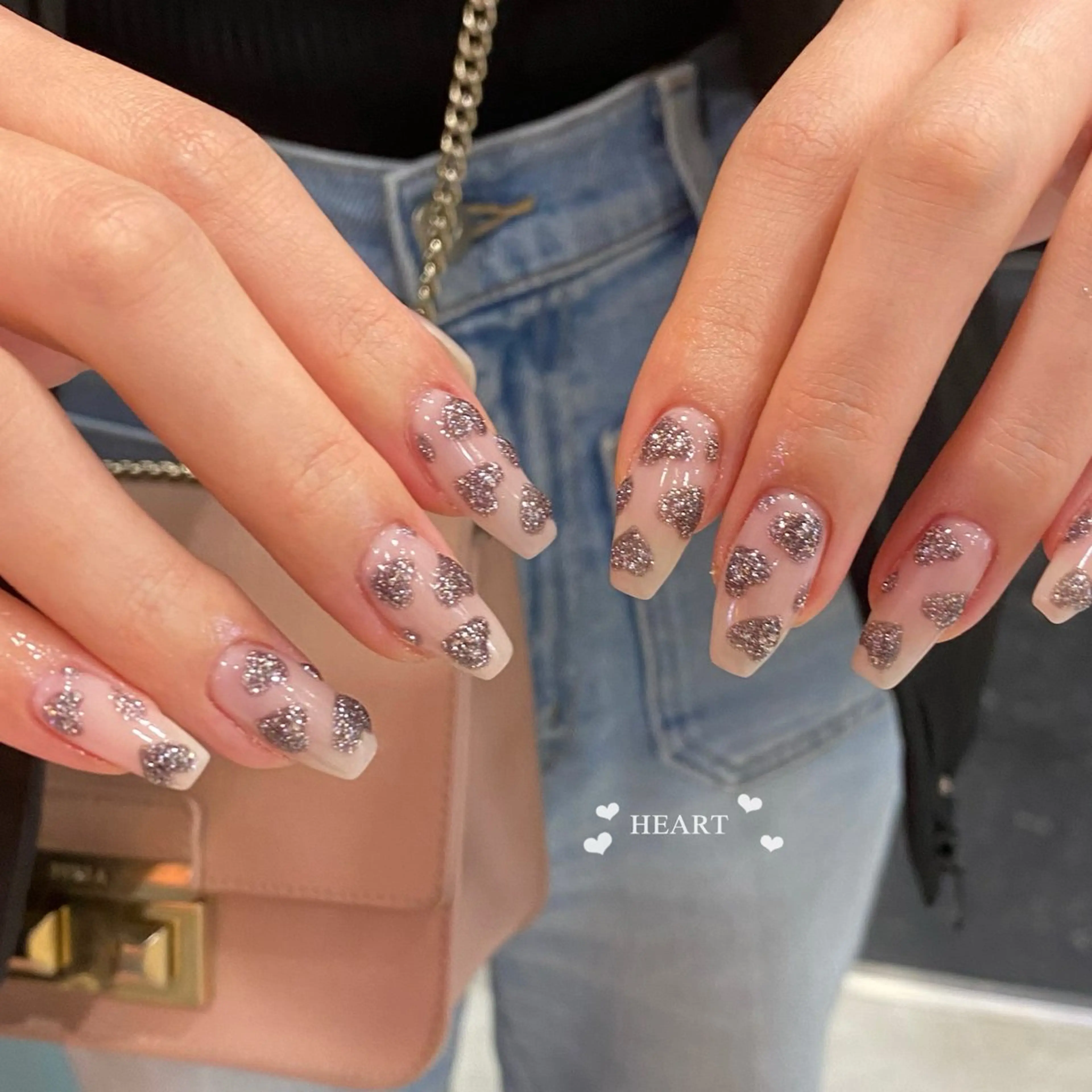 ネイル ハート ハンドネイル 🎀FLORANZ 🎀MIKAのネイルデザイン