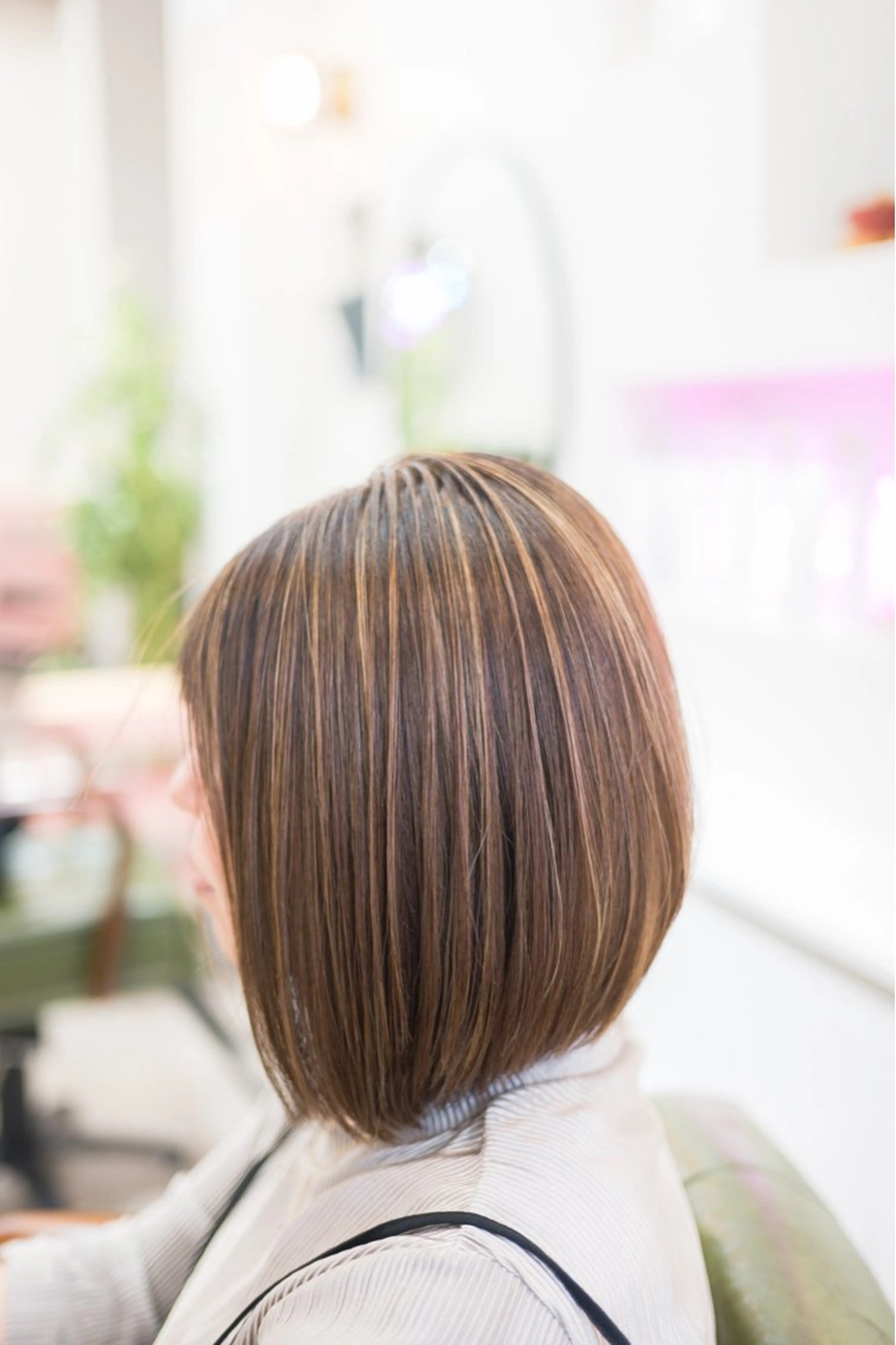 ミディアム ハイライト ショート/ボブ ハイトーン❤️原航平のヘアスタイル