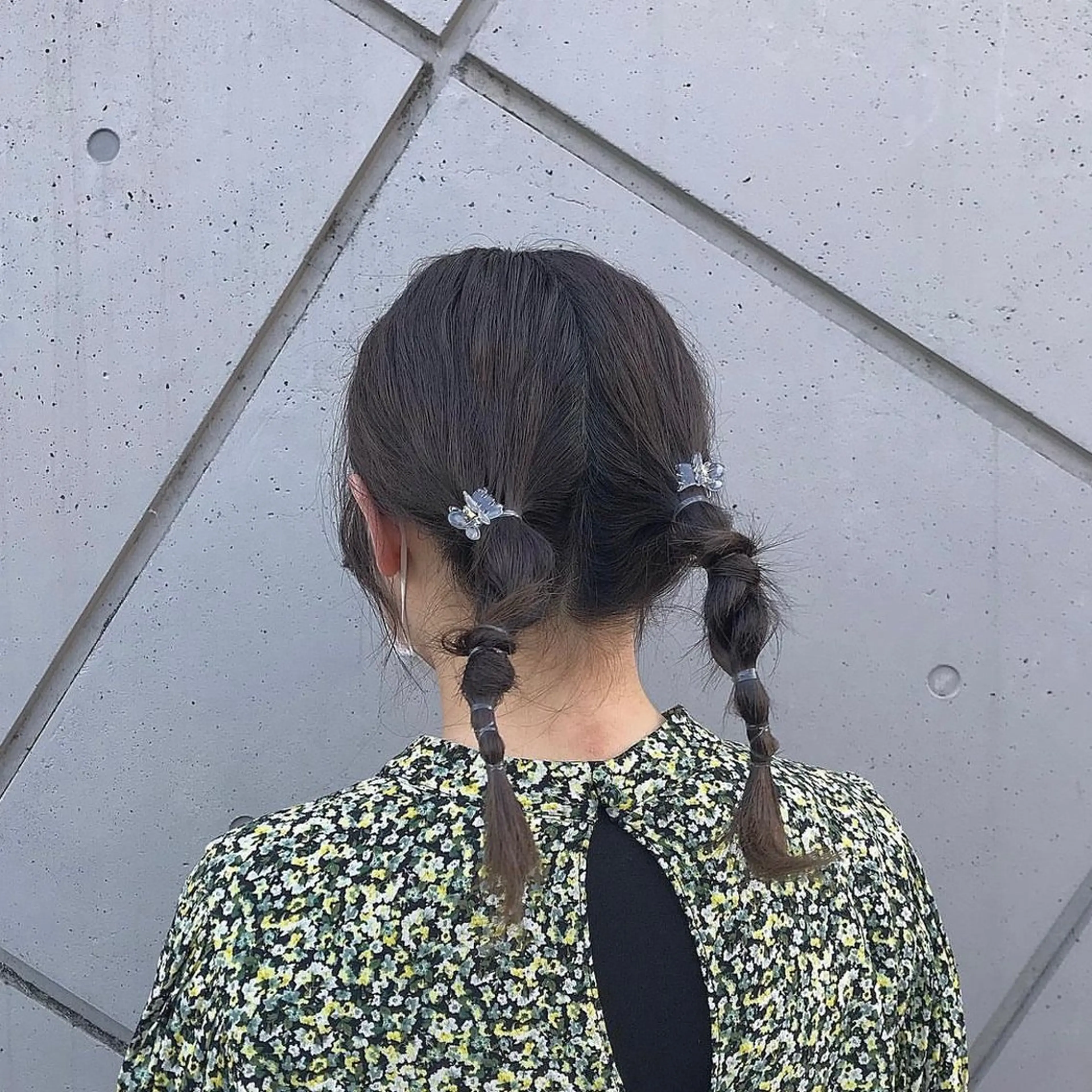 セミロング ツインテール パーマ ‪・カット/ SARAのヘアスタイル