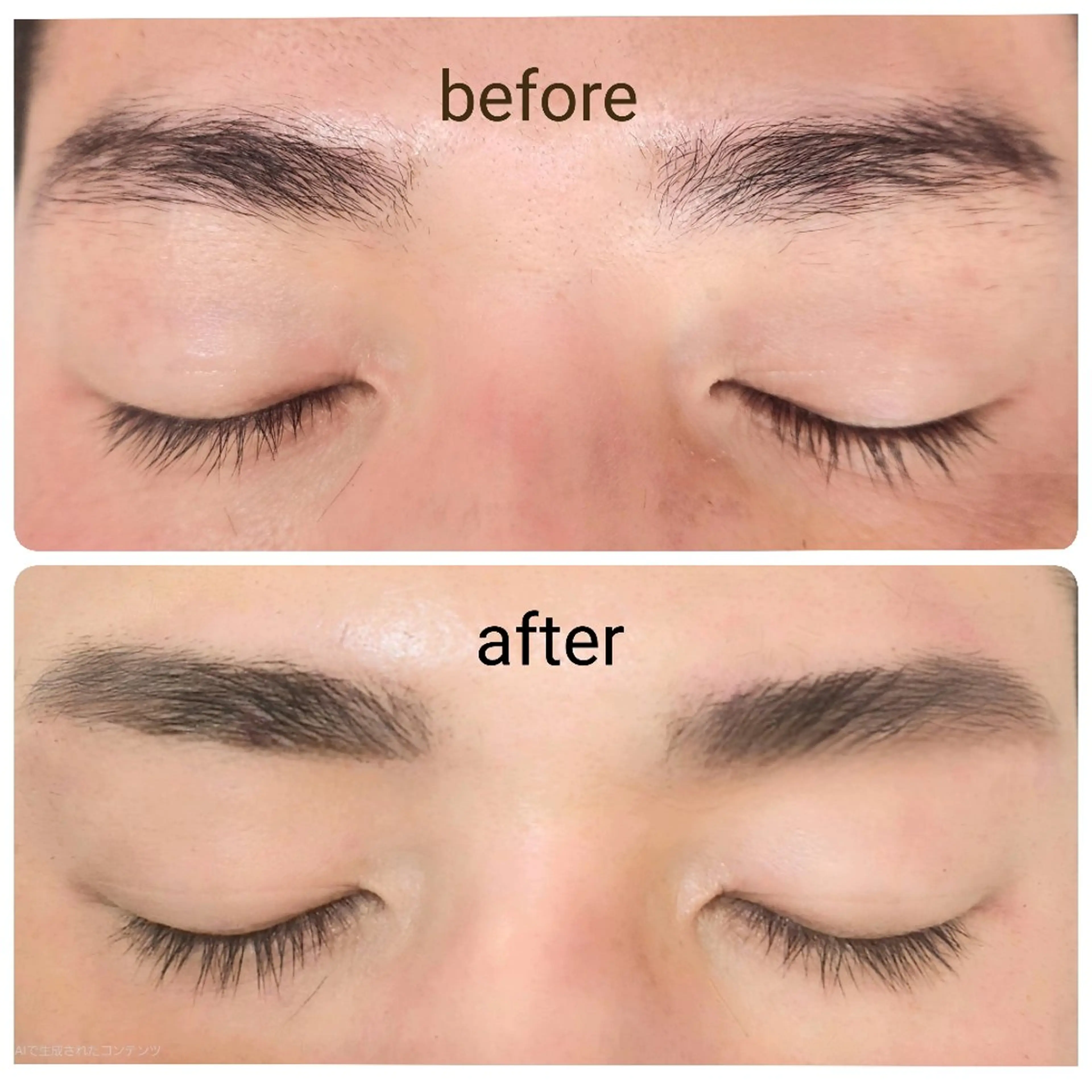 【メンズおすすめ】メンズカット+眉ワックスアイブロウの写真