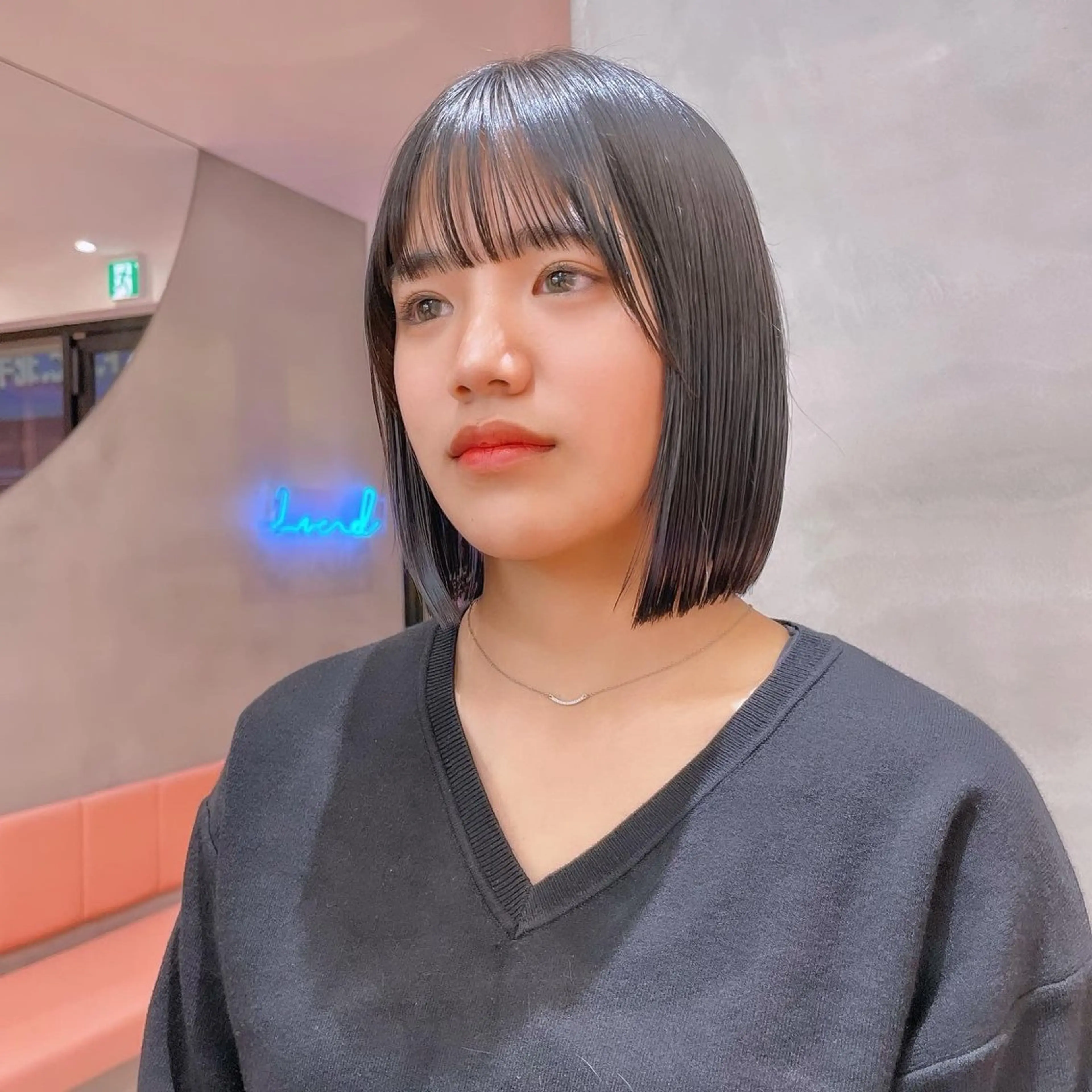 ショート Misaki /ボブ/縮毛矯正のヘアスタイル