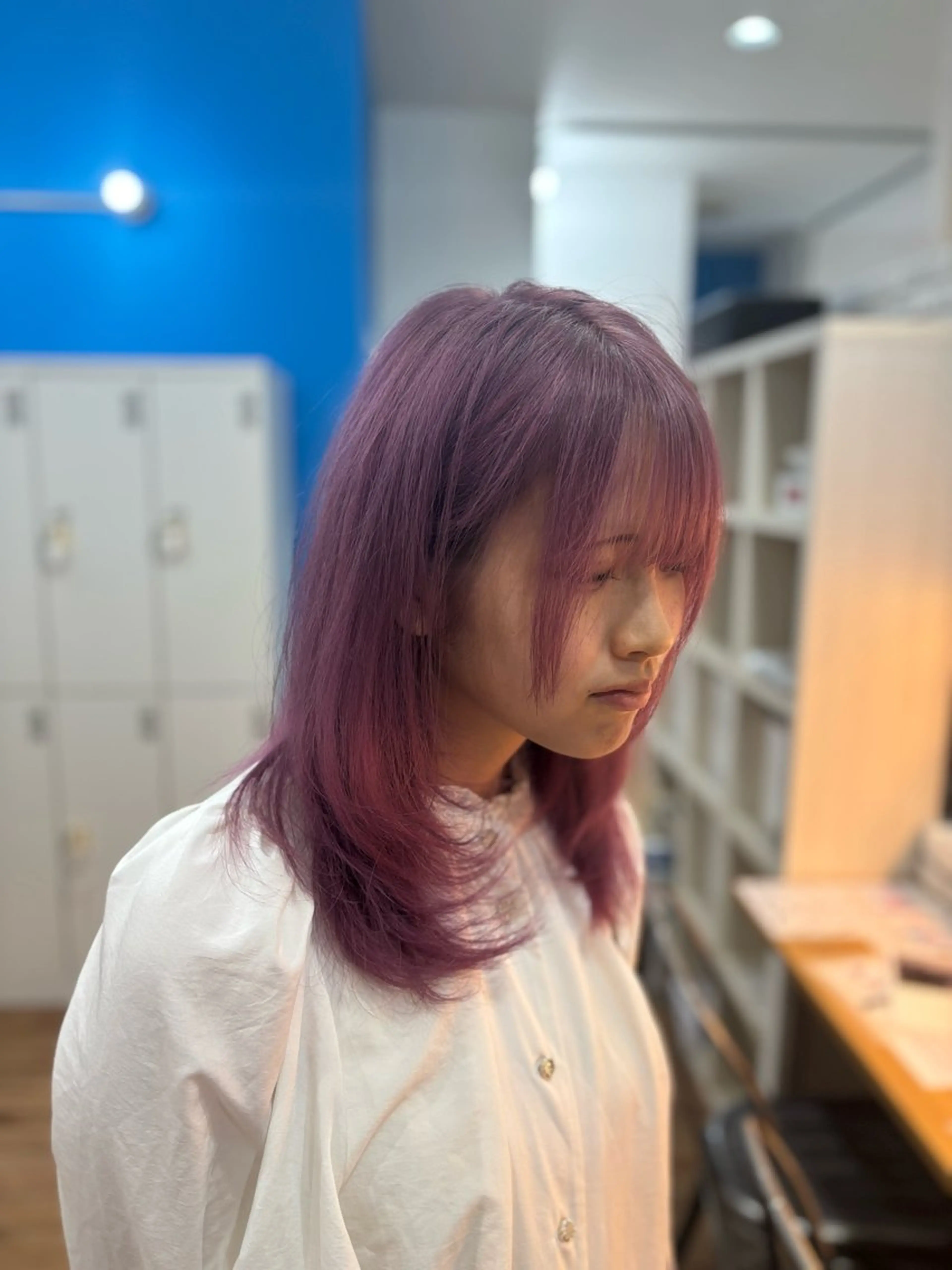 セミロング カラー カット ヘアカラー 永井大樹✨ 透明感カラー✨のヘアスタイル