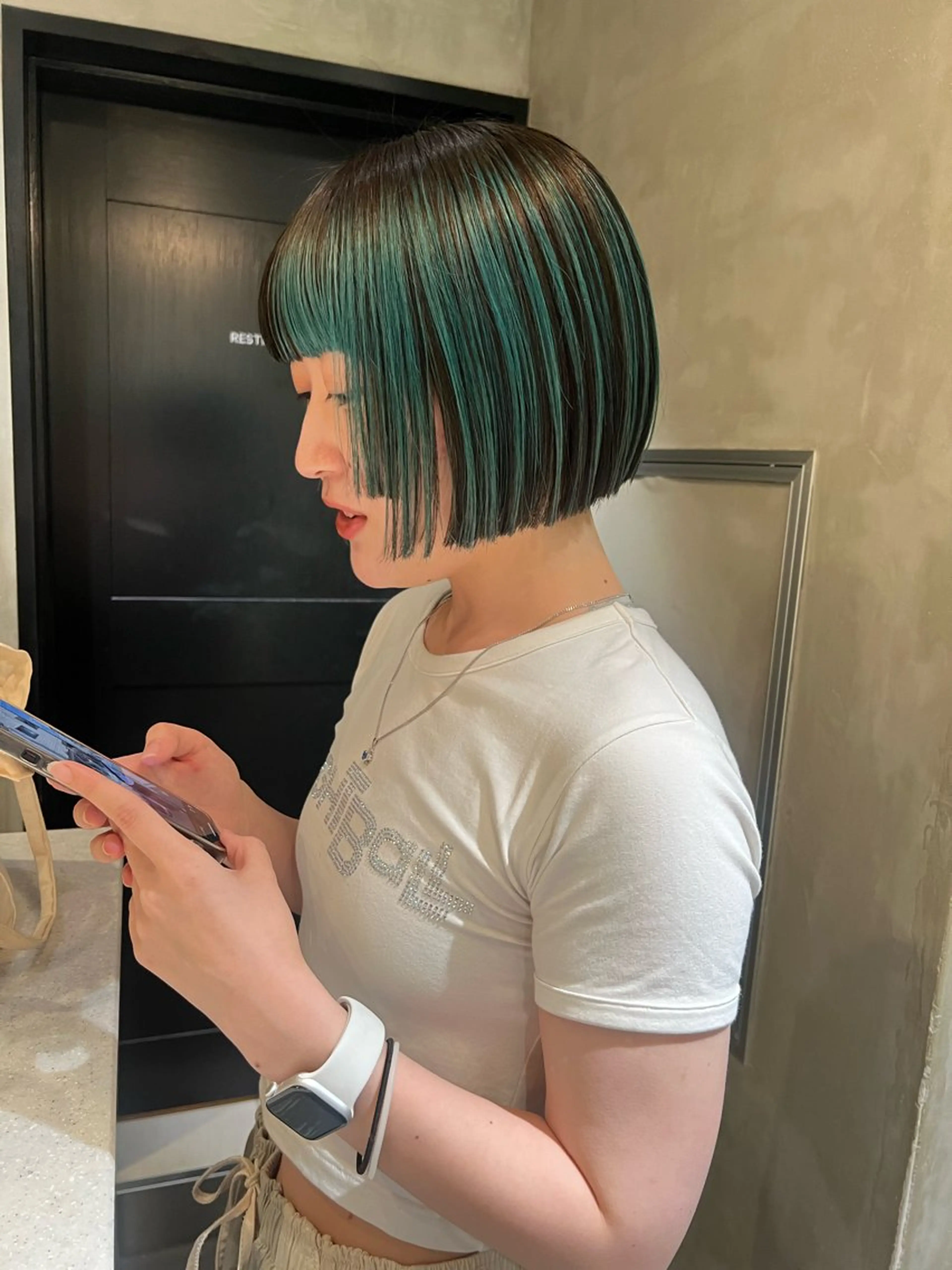 ショート カラー ヘアカラー トリートメント アンニュイヘア🪽 ayumiのヘアスタイル