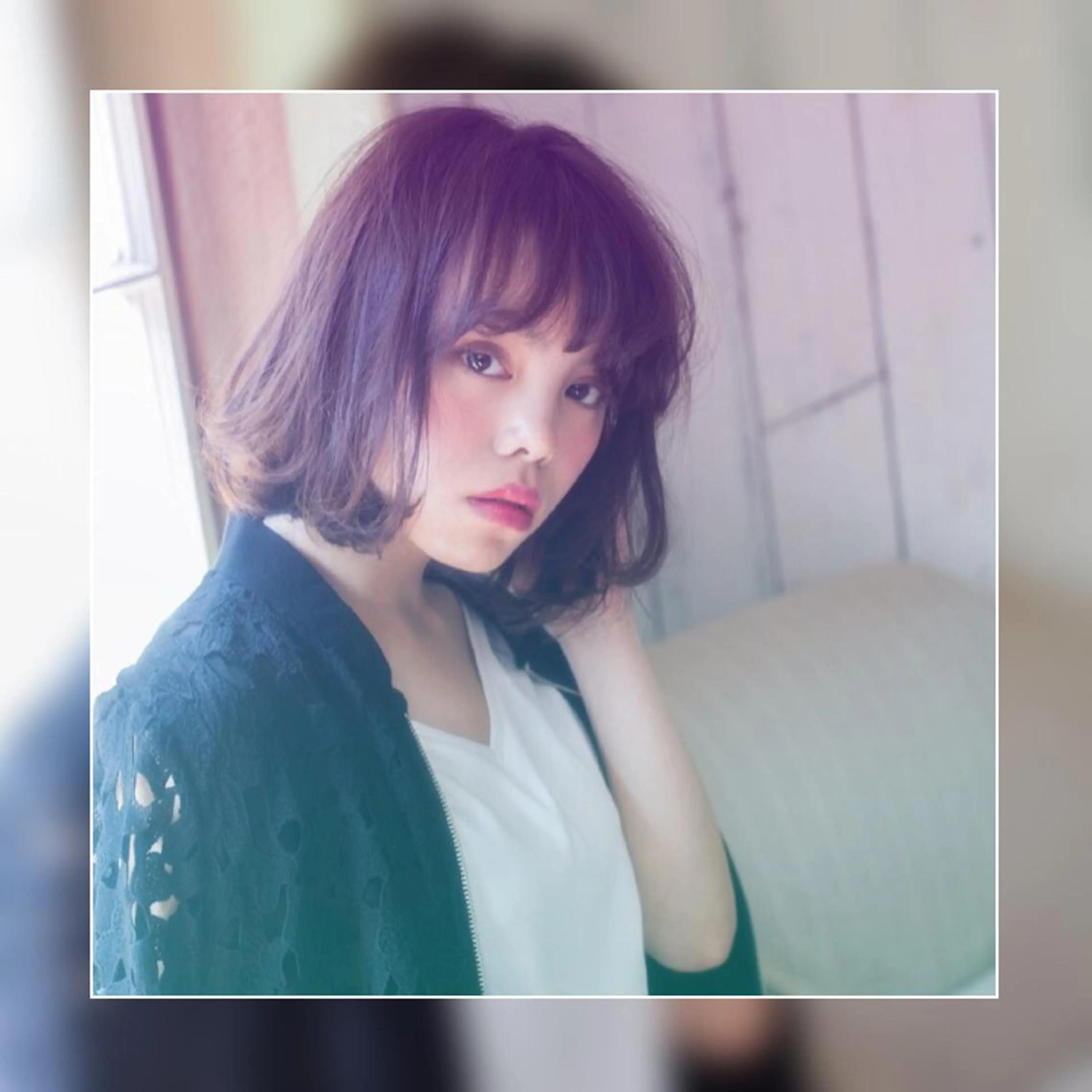 セミロング カラー パーマ ヘアアレンジ メンズ キッズ ネイル マツエク・マツパ premier modelsのヘアスタイル