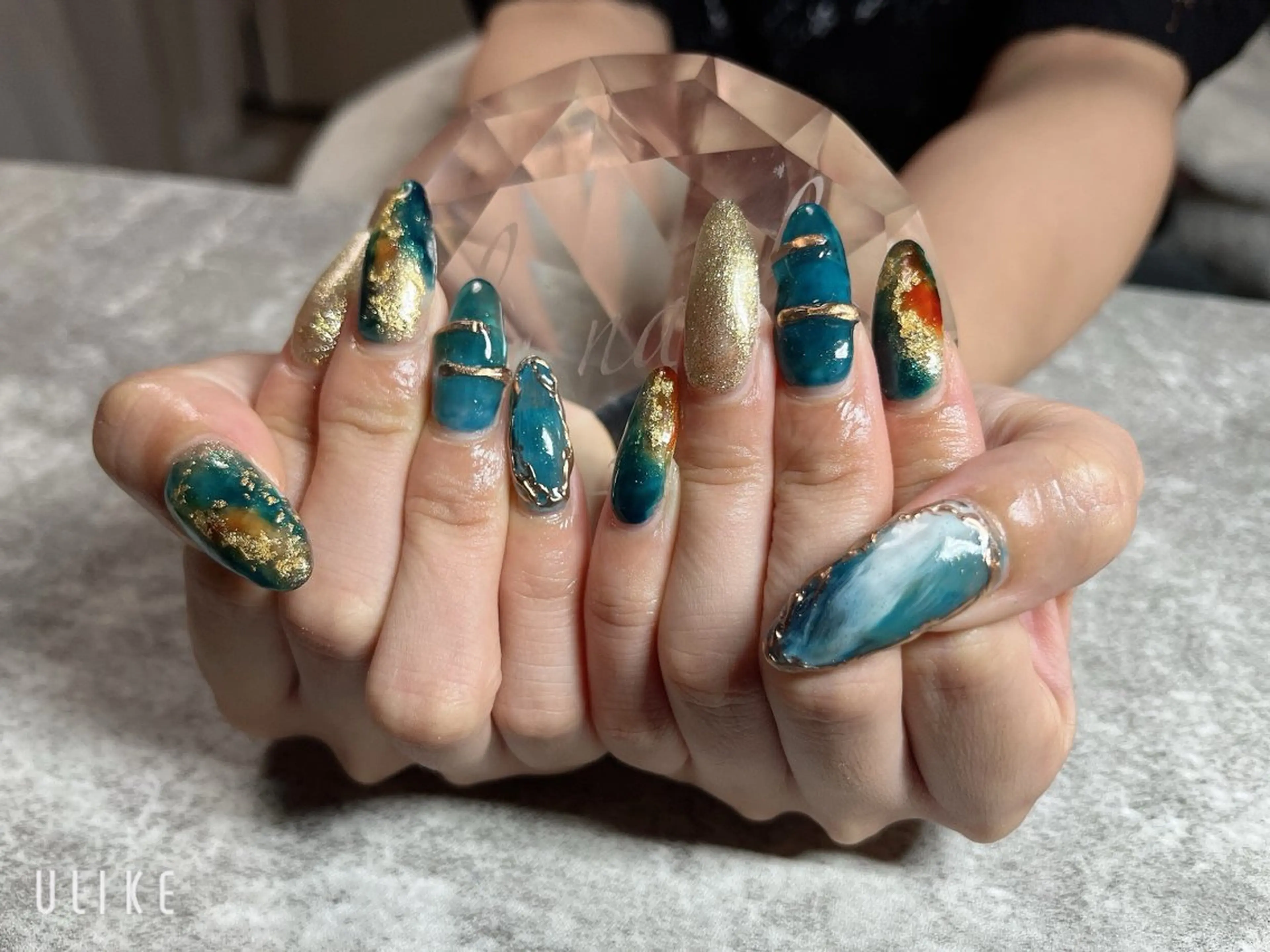 ネイル アートネイル スカルプネイル 佐野 愛美のネイルデザイン