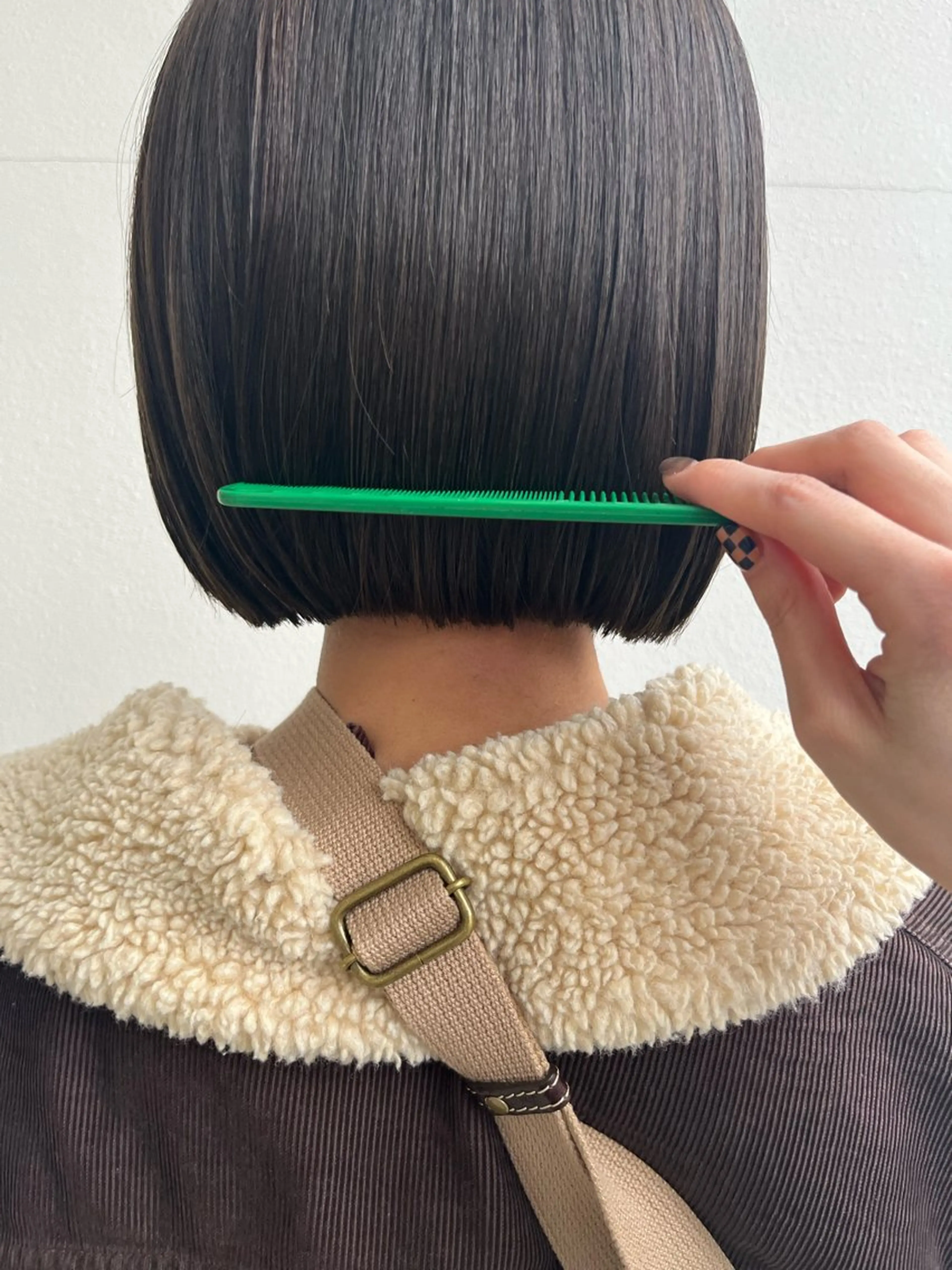 ミディアム 小山 水綺のヘアスタイル