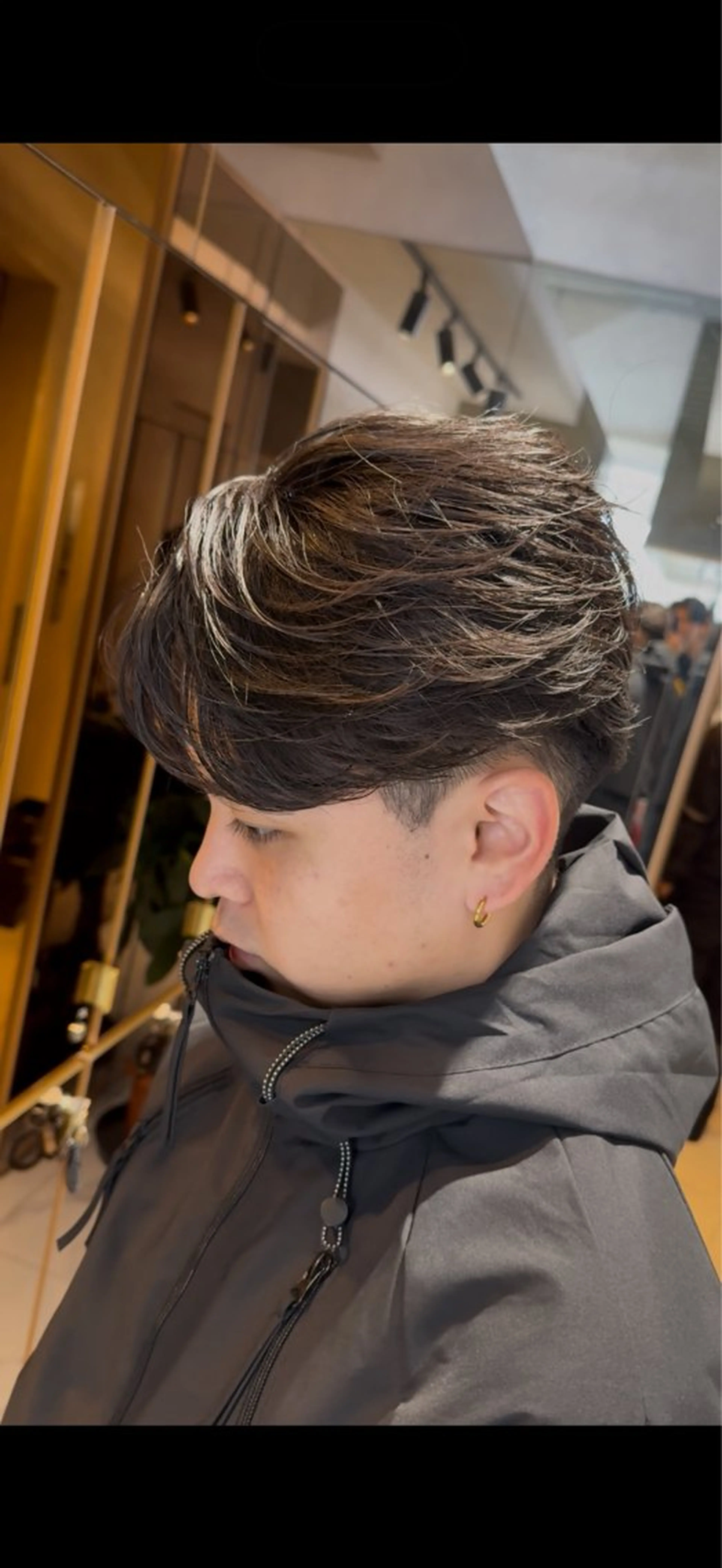 メンズ 本田 有里のヘアスタイル