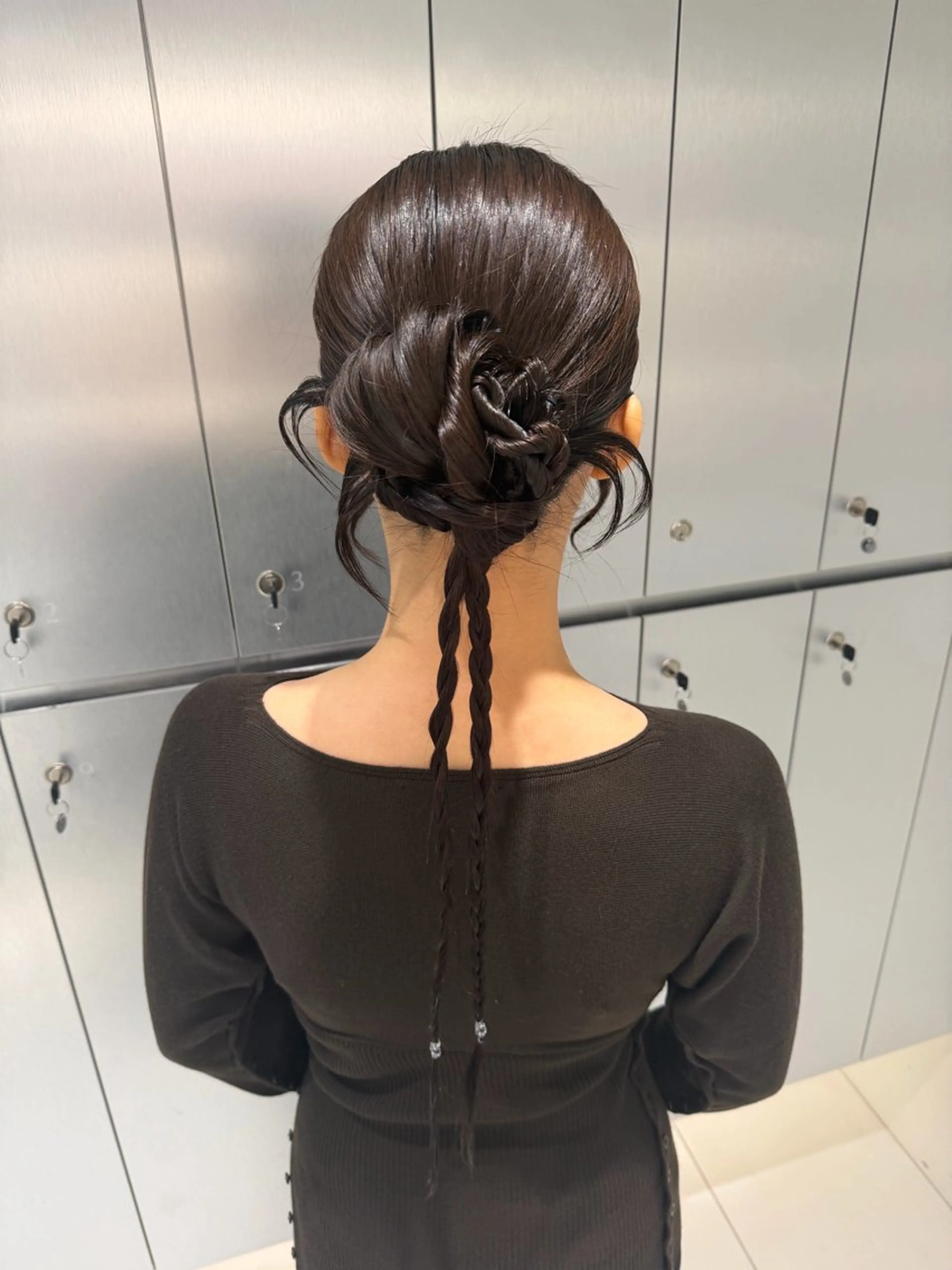 ヘアアレンジ 結婚式・ブライダル ヘアセット ヘアセット🎀耳つぼ 👂💎MONAMIのヘアスタイル