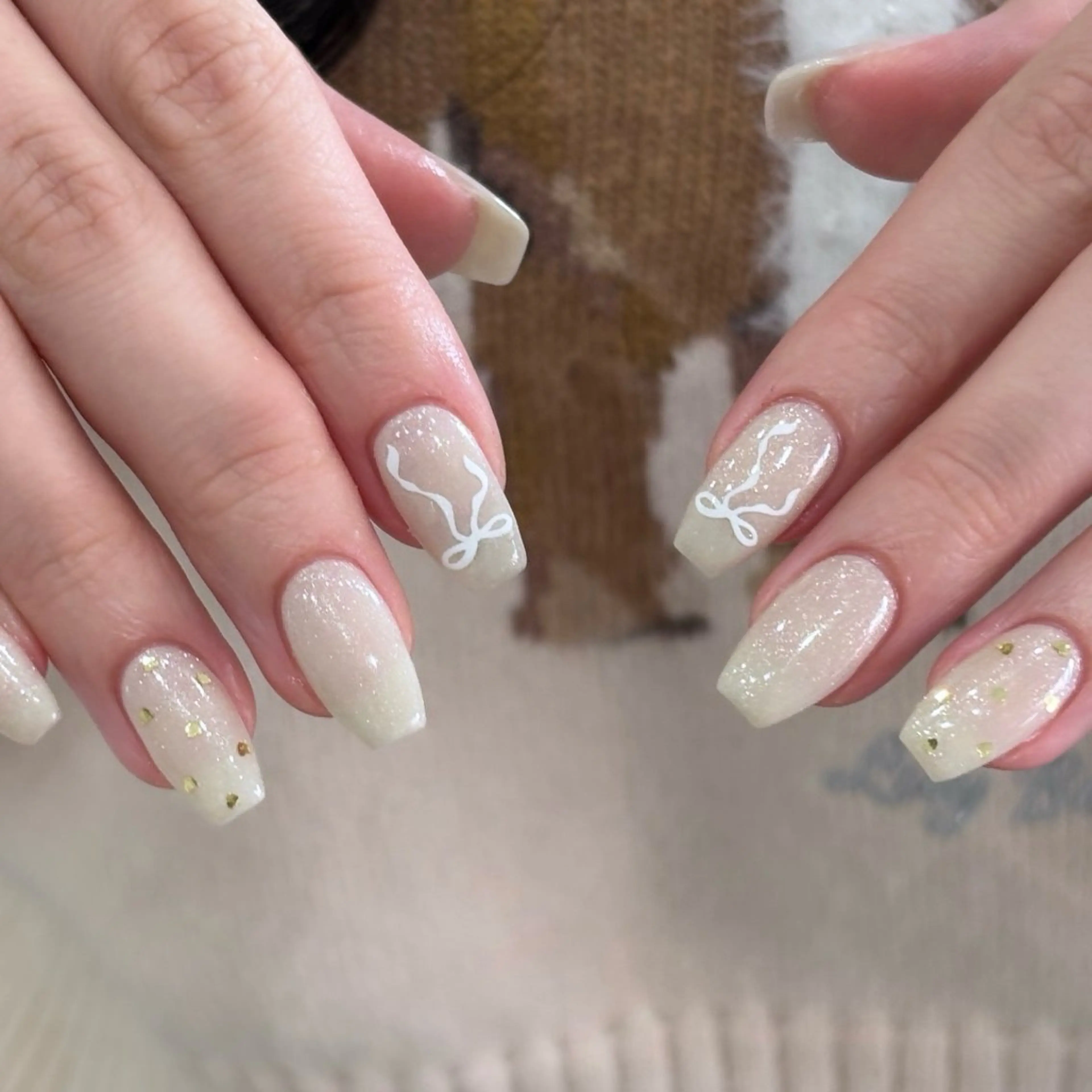 ネイル ハンドネイル 🩰ミキ/韓国♡ 大人girlyネイルのネイルデザイン