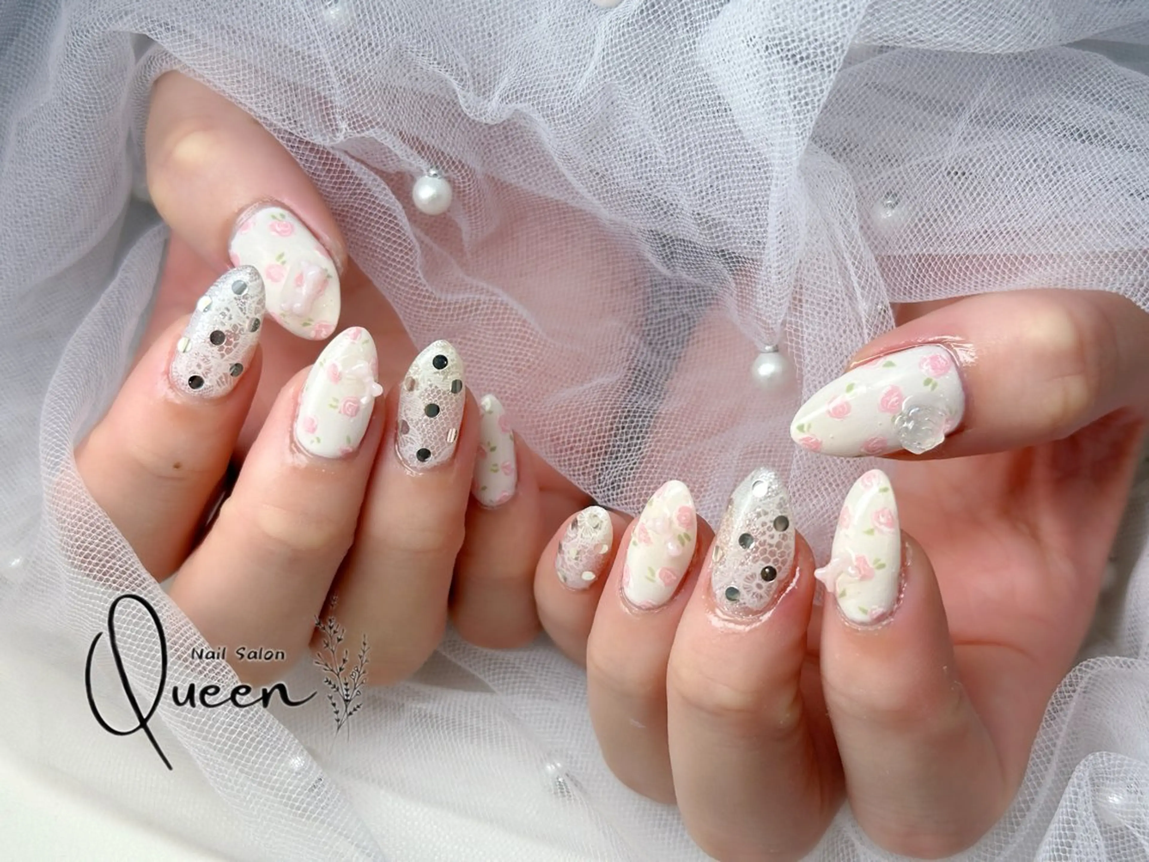 ネイル ハンドネイル Queennail 北堀江AYAのネイルデザイン