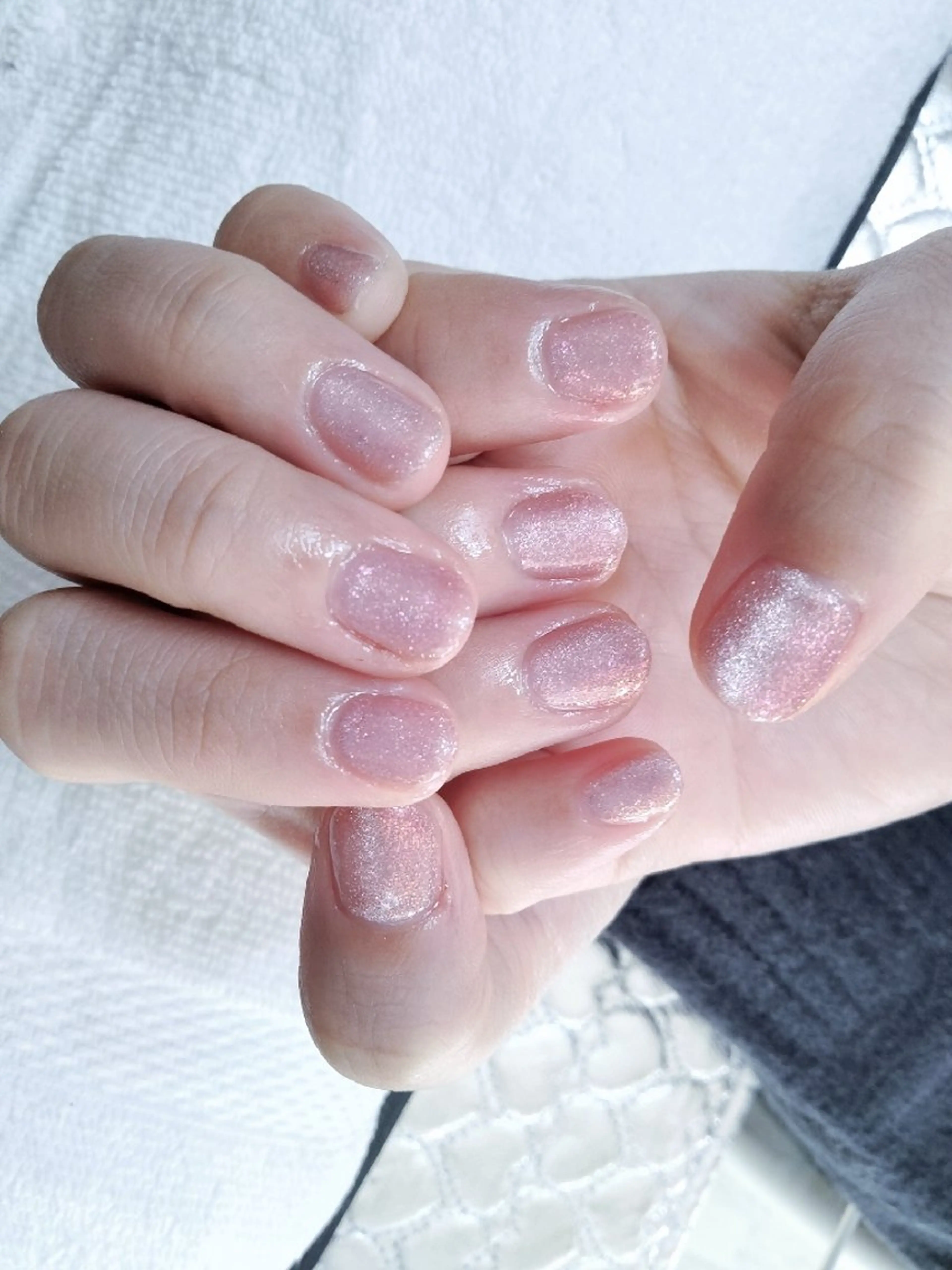 ネイル キラキラネイル マグネットネイル Beaubie nailサロンのネイルデザイン