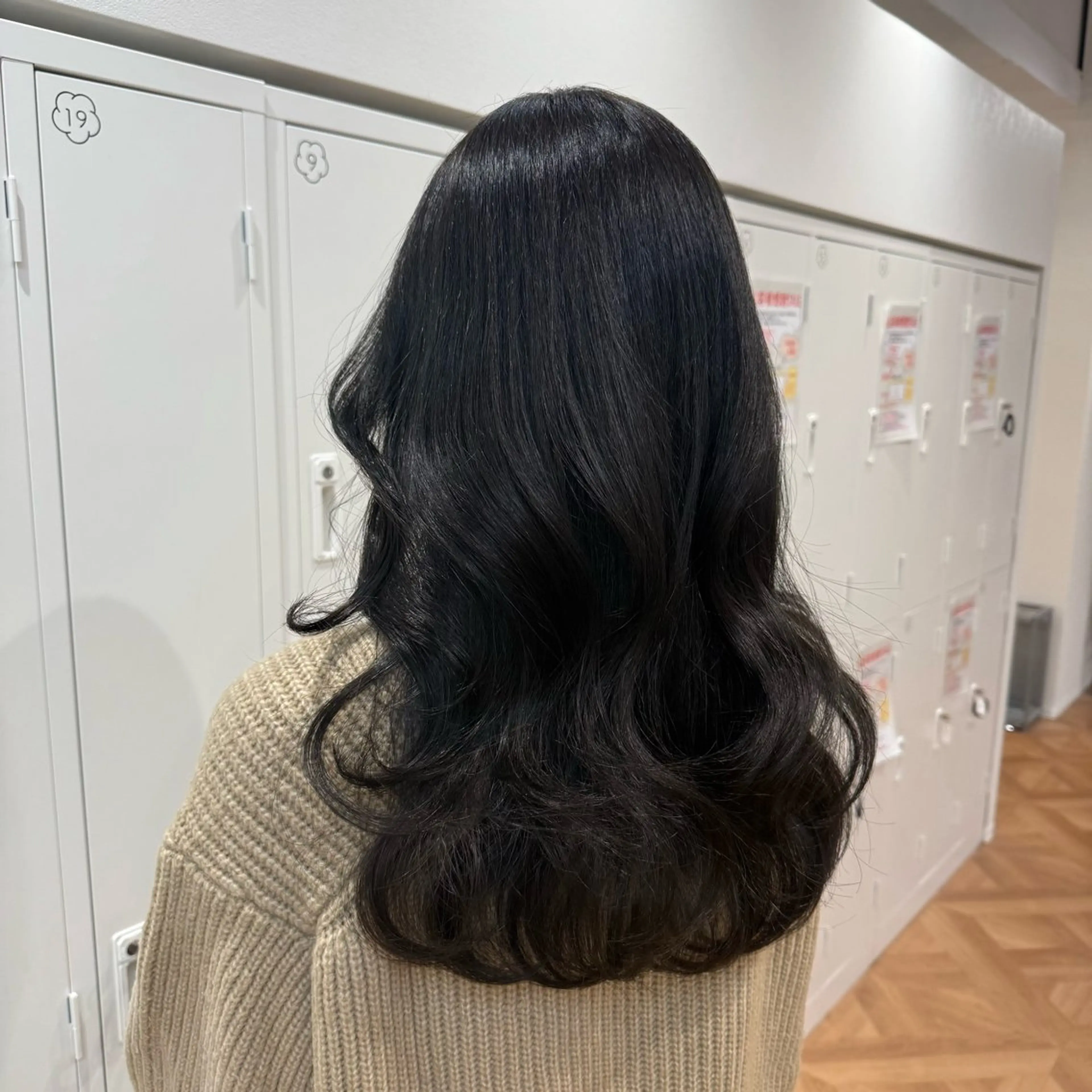 ロング カラー ヘアアレンジ キヨミ 韓国レイヤーカットのヘアスタイル