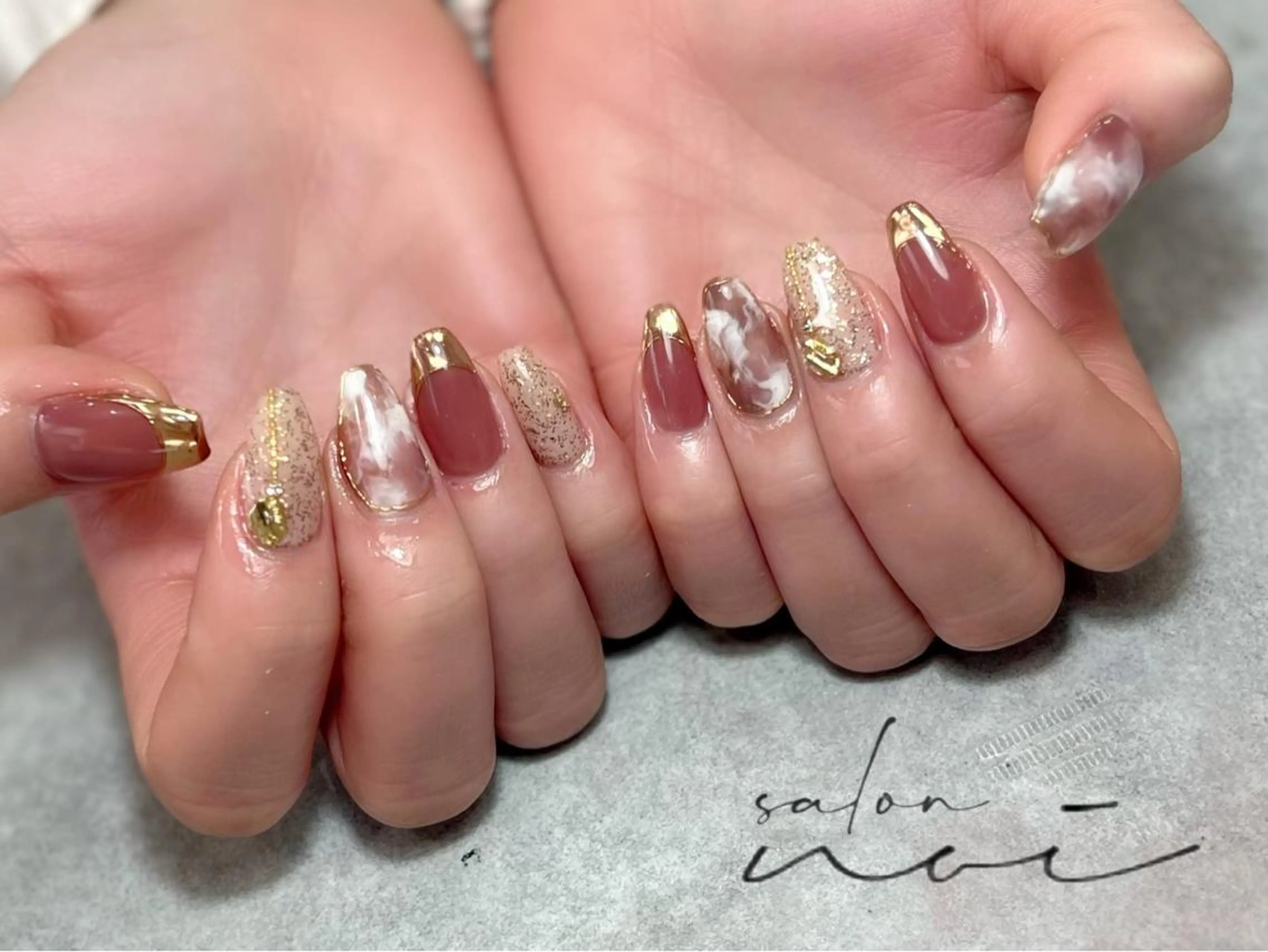 ネイル ニュアンスネイル ハンドネイル salon noi所属・salon noiのネイルデザイン