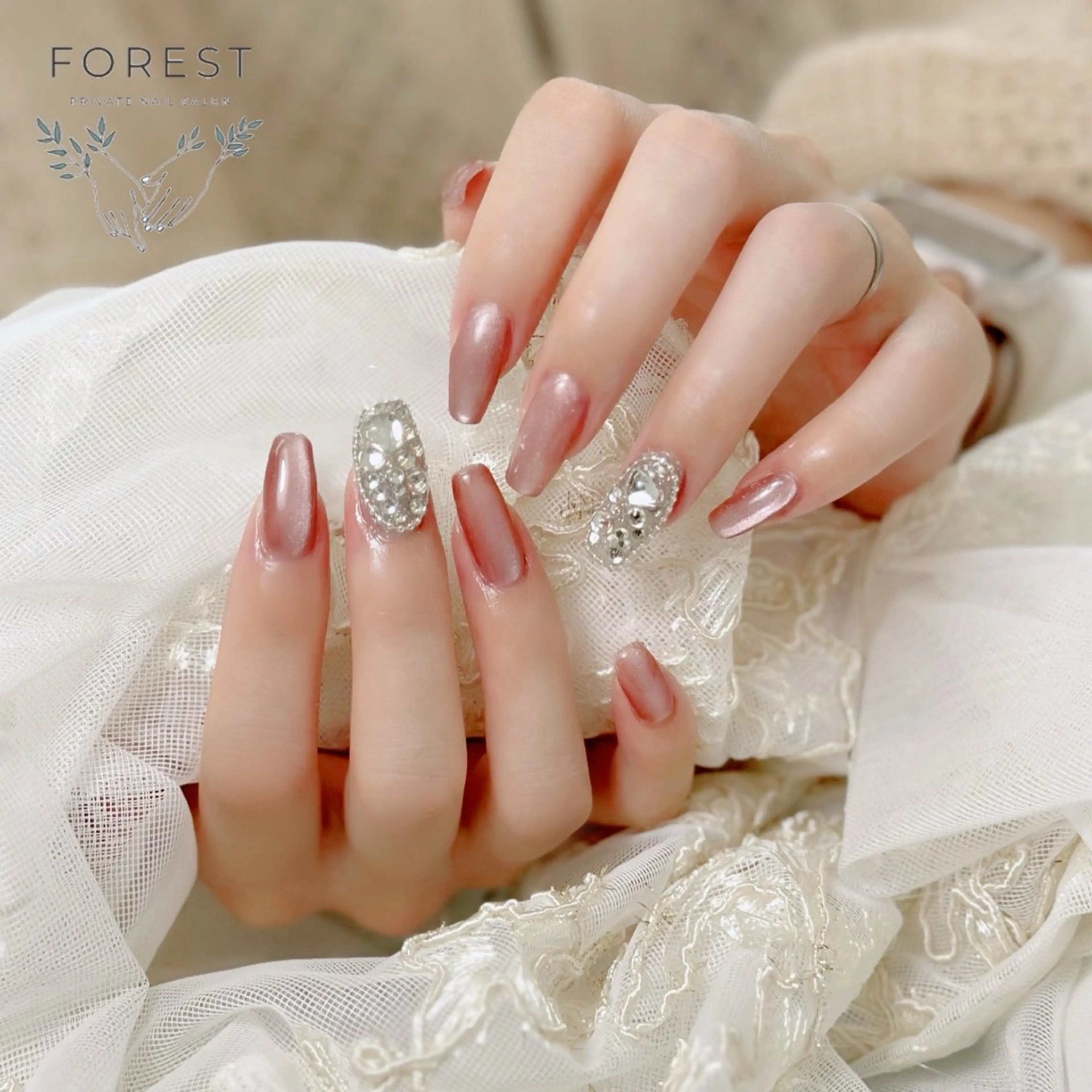 チップを用いての長さだしですの写真