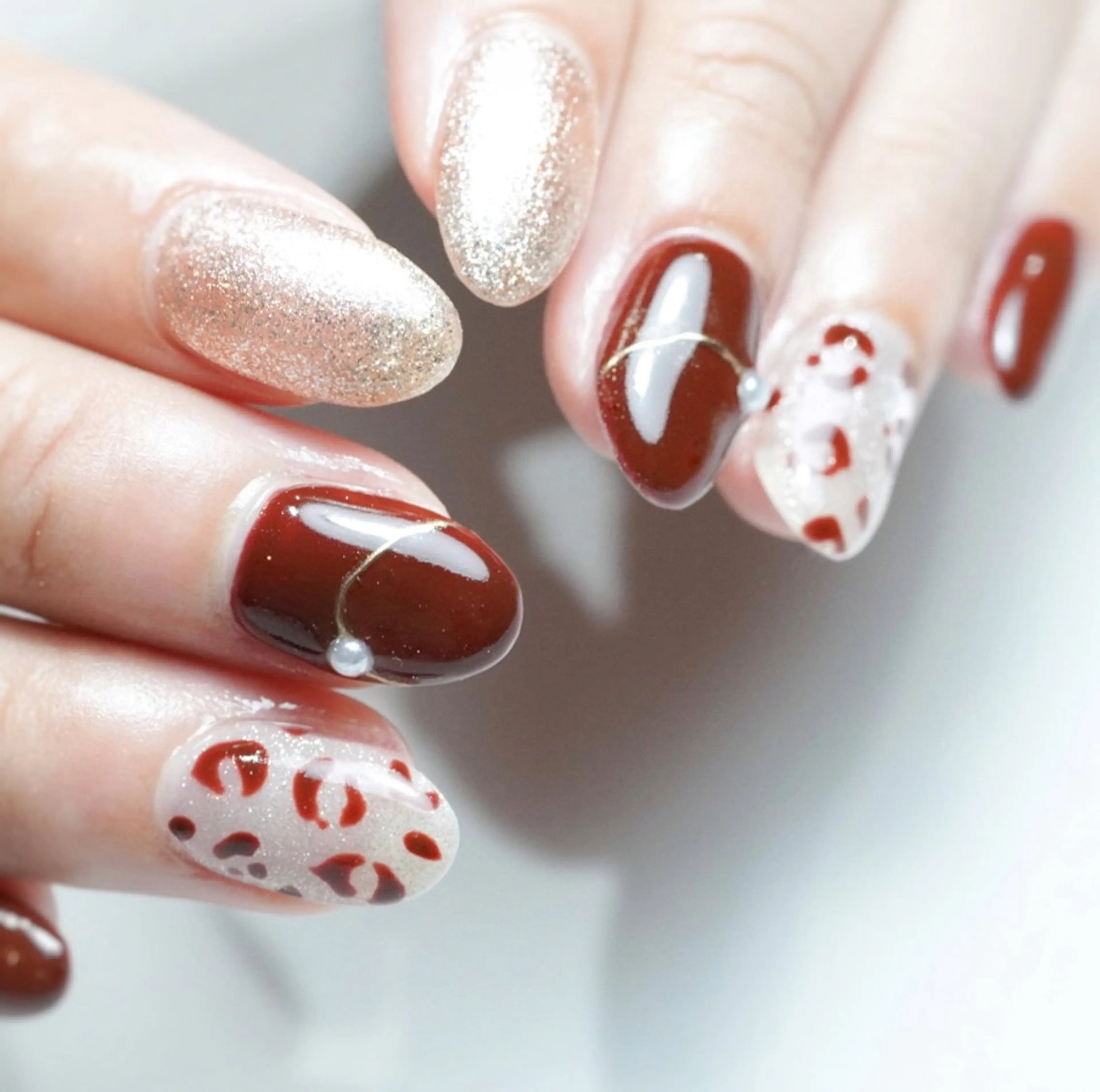 ミディアム ハンドネイル Re nail所属・Re nailのネイルデザイン