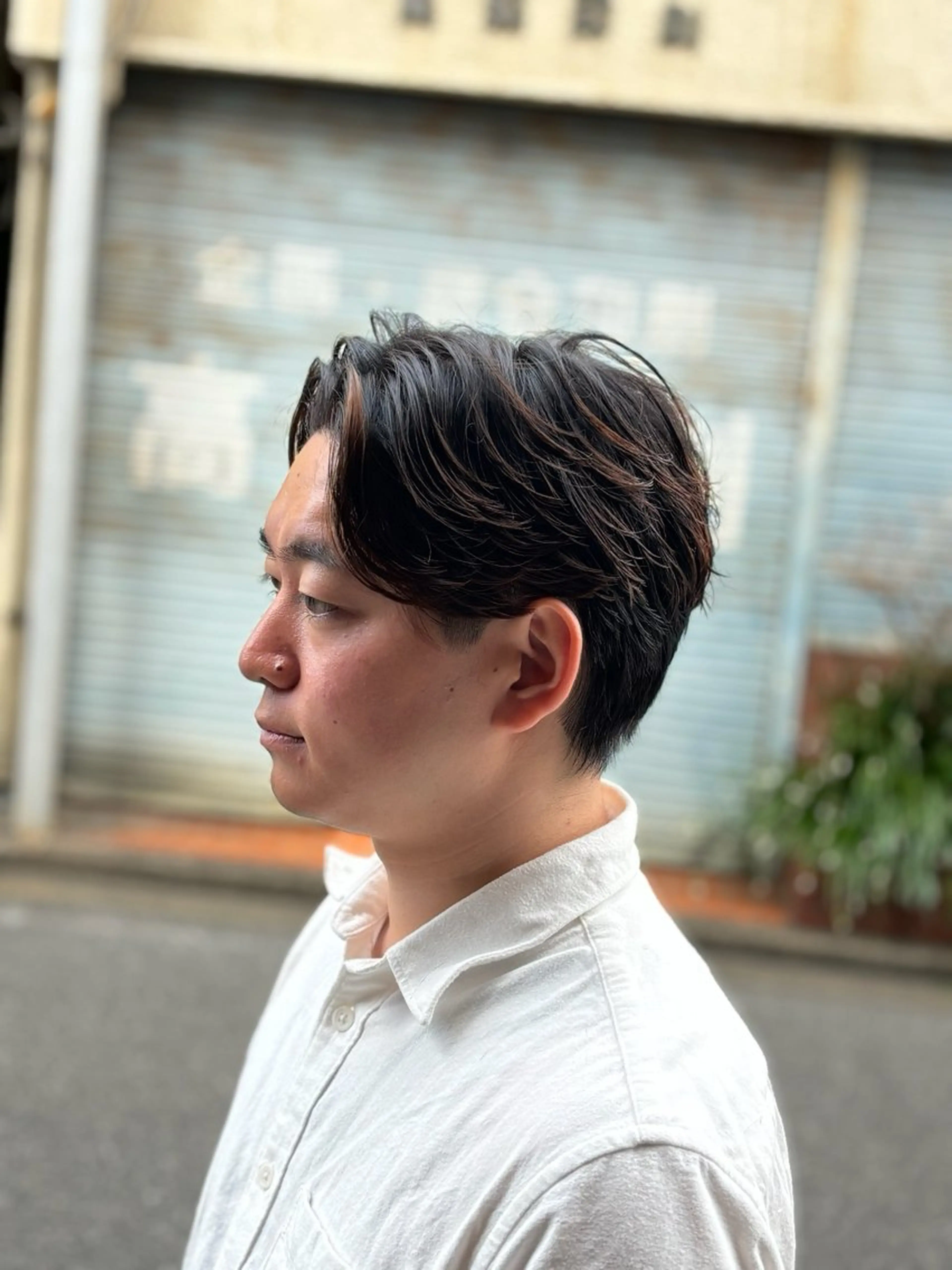 ショート メンズ/柏/パーマ/ チハヤのヘアスタイル