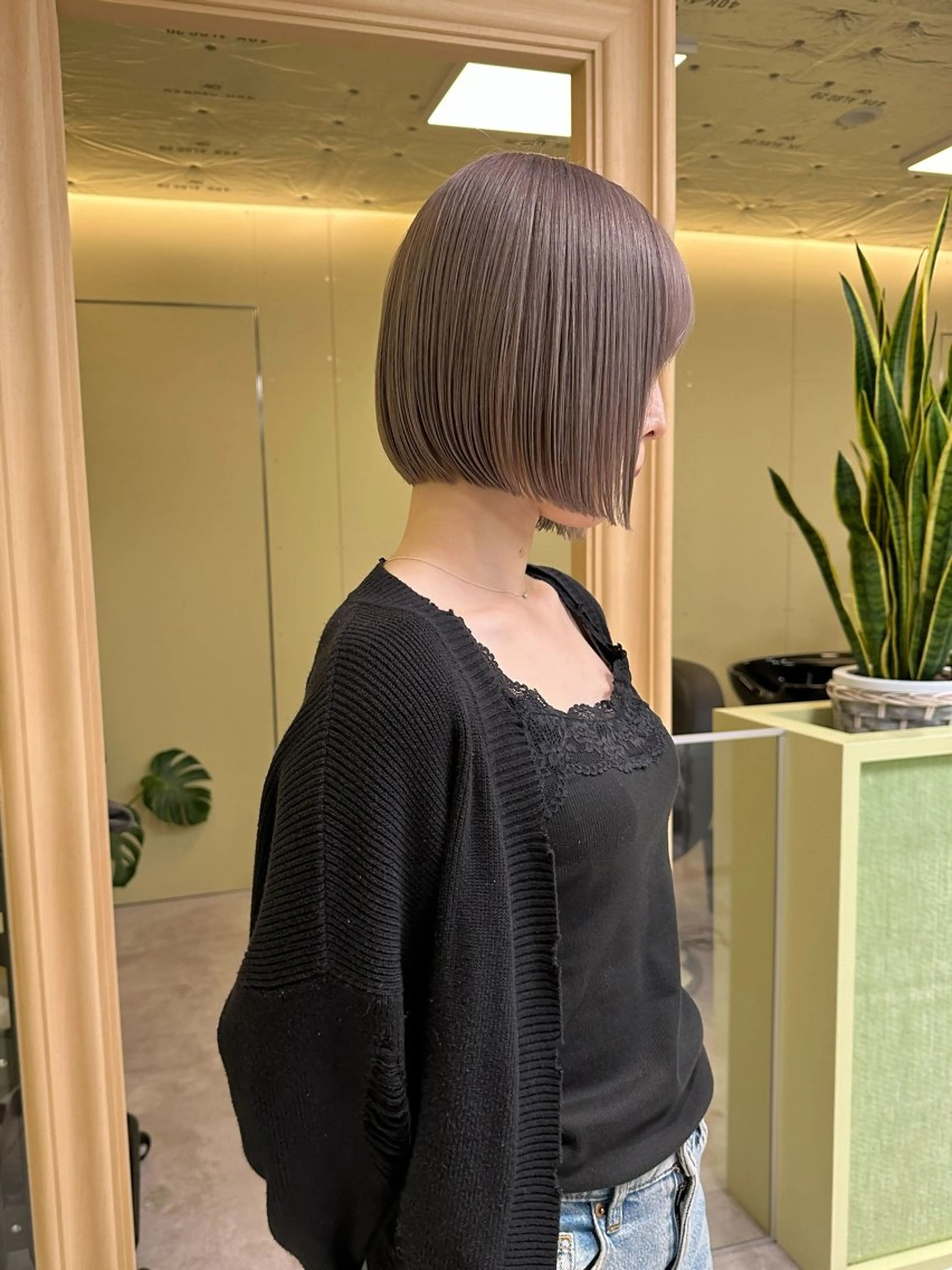 ショート ヘアカラー 新宿×扱いやすいボブ /ボブ専門TAMEのヘアスタイル