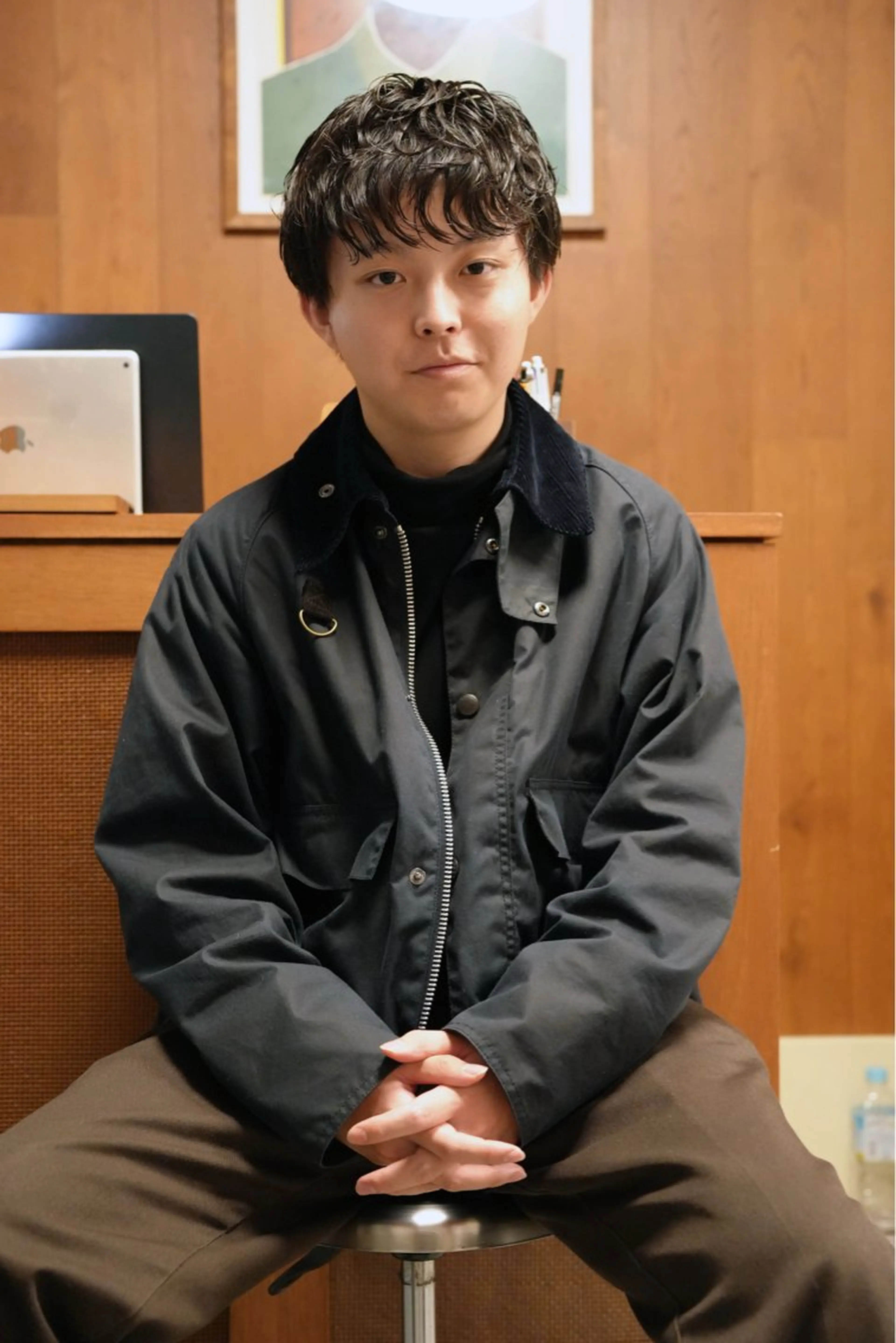 メンズ カット パーマ メンズパーマ いしだ りょうのヘアスタイル