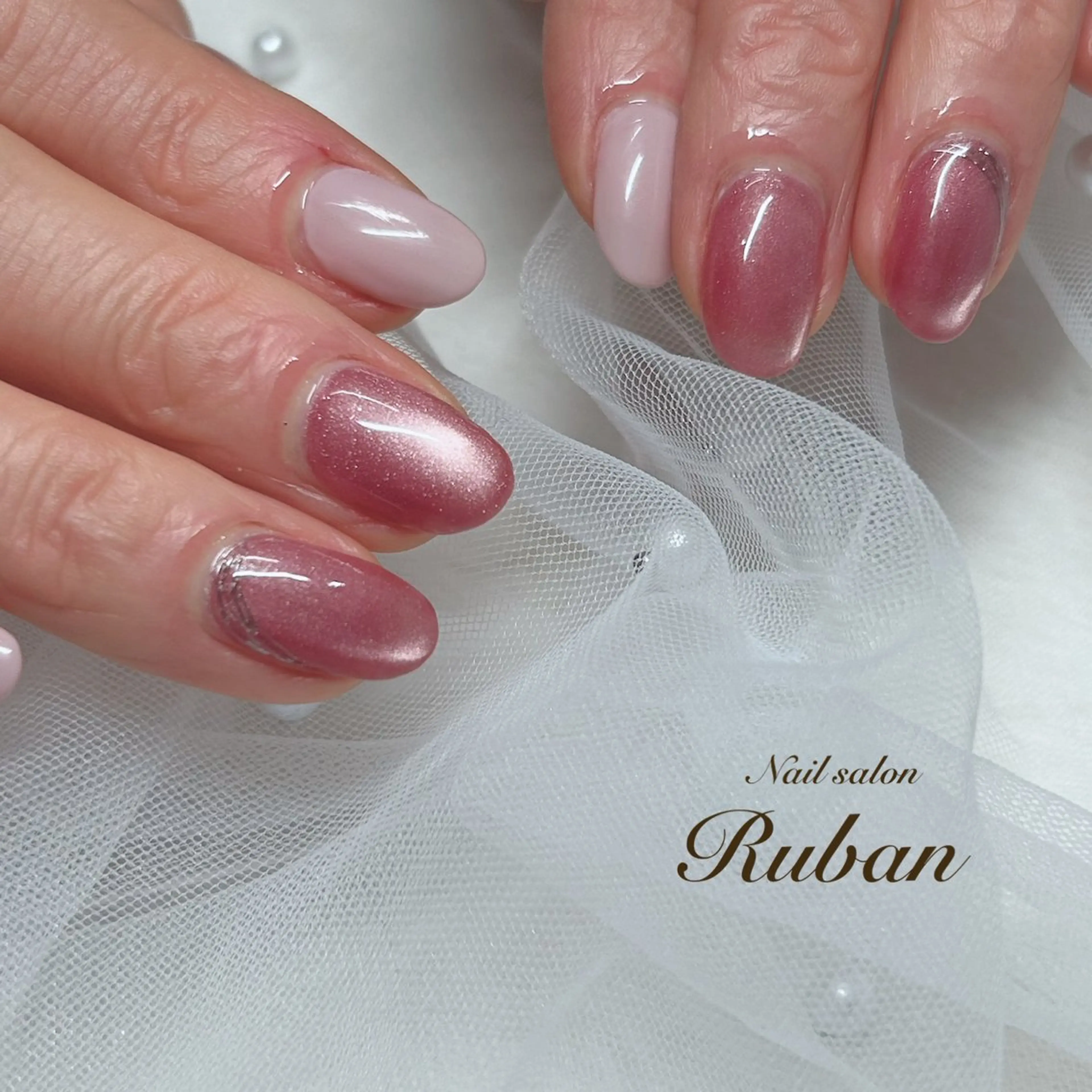 ネイル マグネットネイル Nail salon Rubanのネイルデザイン