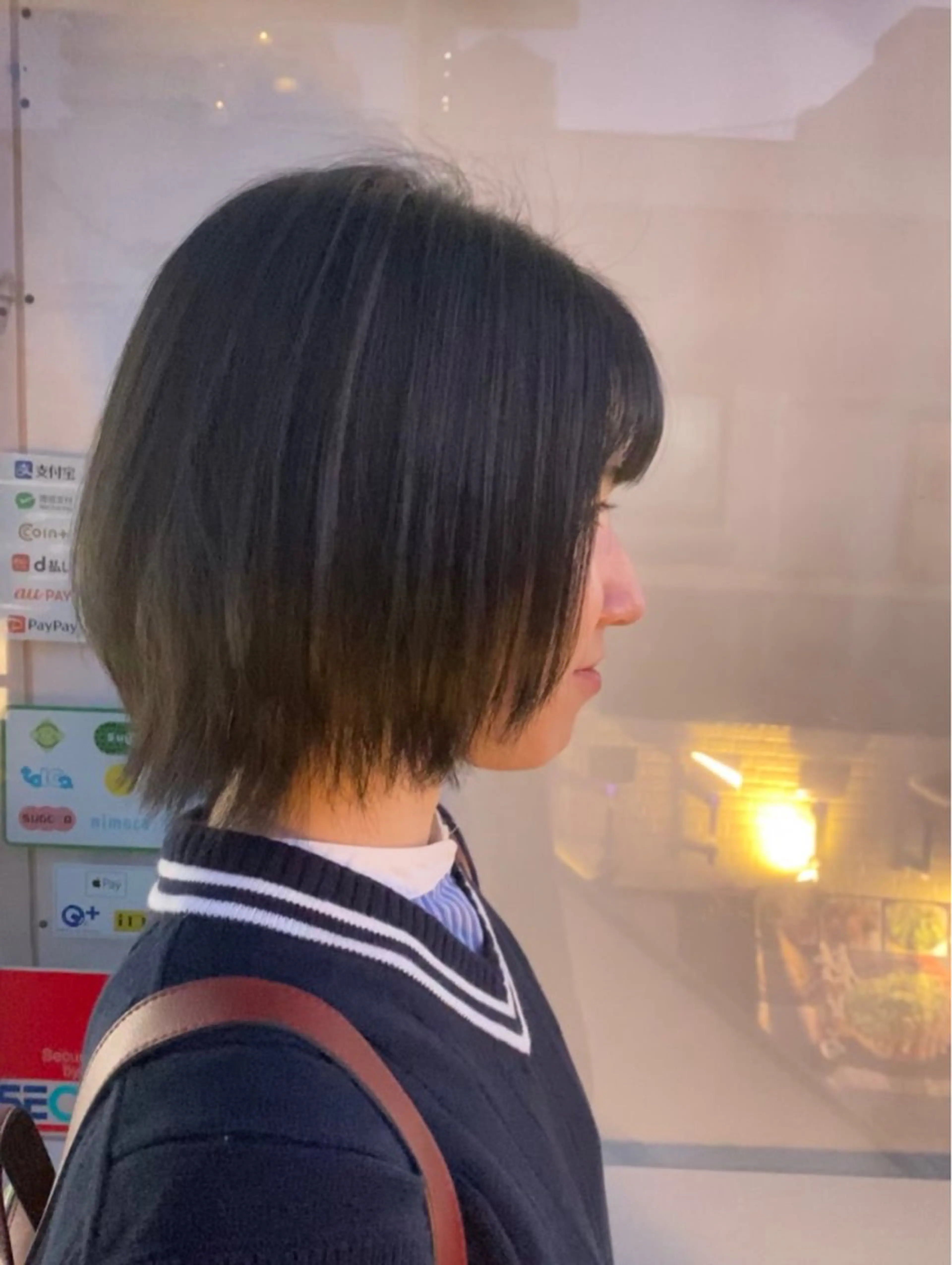 ショート カラー ボブレイヤー 透明感カラー ボブ 顔周りカット レイヤーカット ショート✨美髪矯正✨ wasaiのヘアスタイル