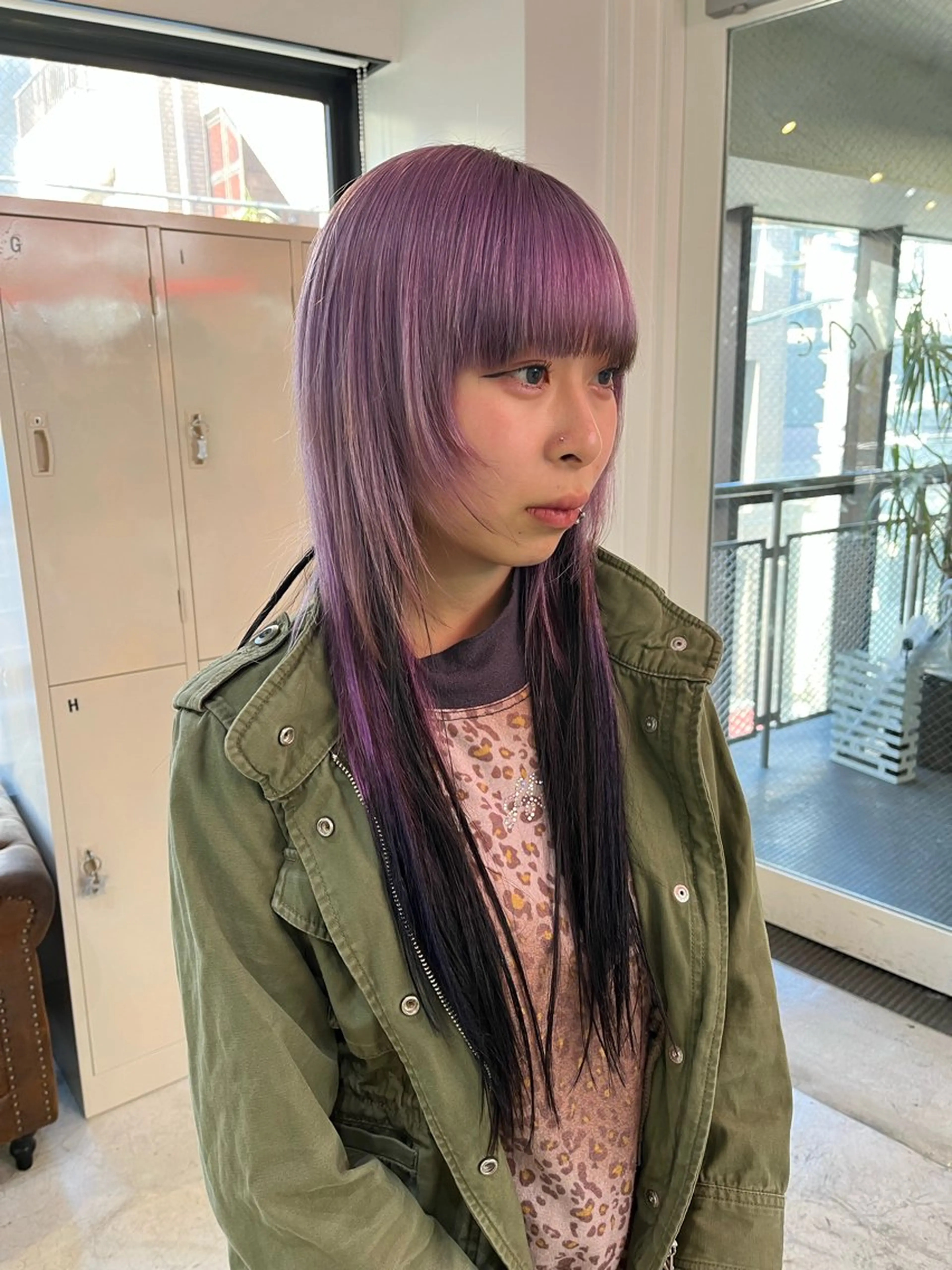 ロング カラー ハイトーンを育てる ブリーチカラー/牧原のヘアスタイル