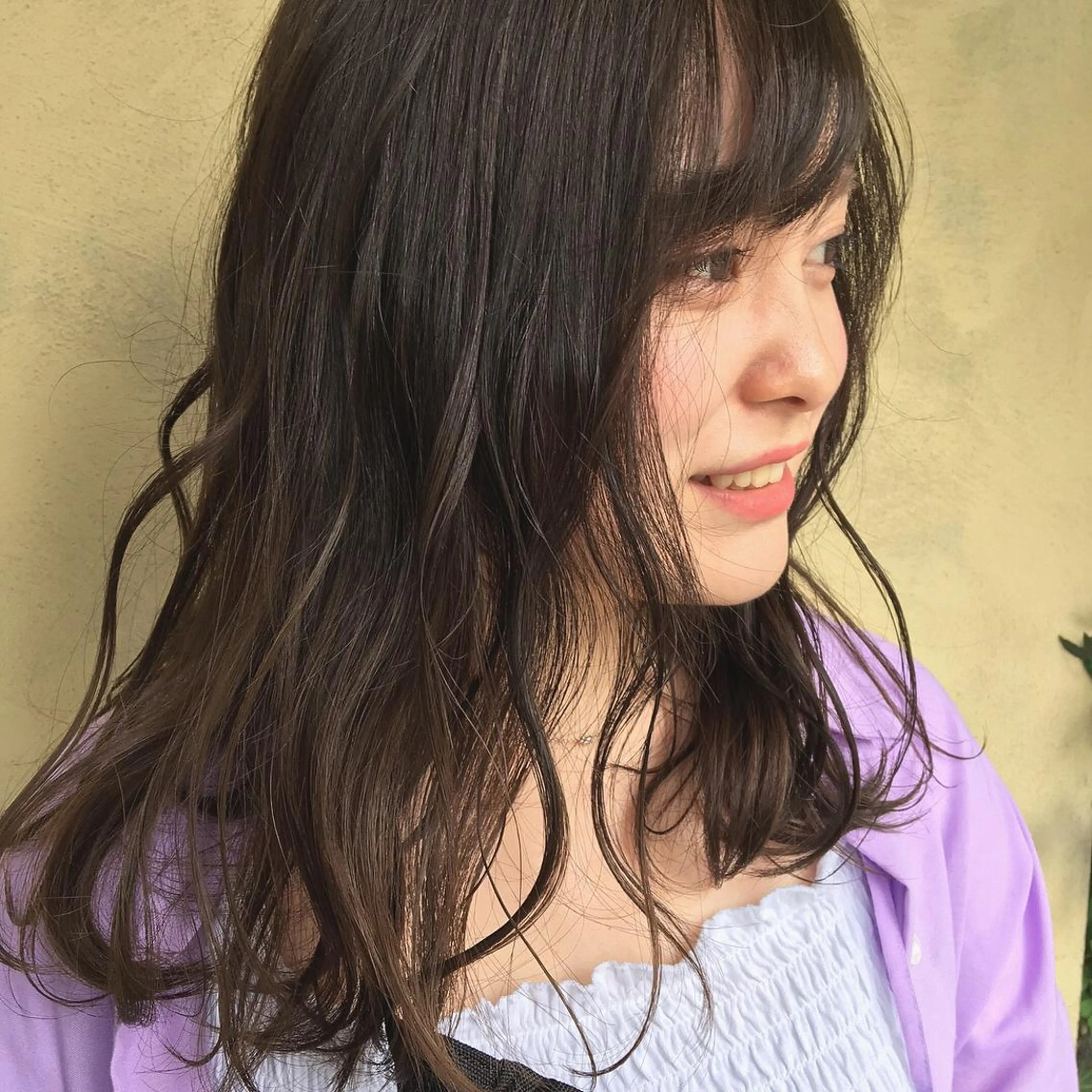 セミロング hina☺︎ 髪質改善/ストレートのヘアスタイル