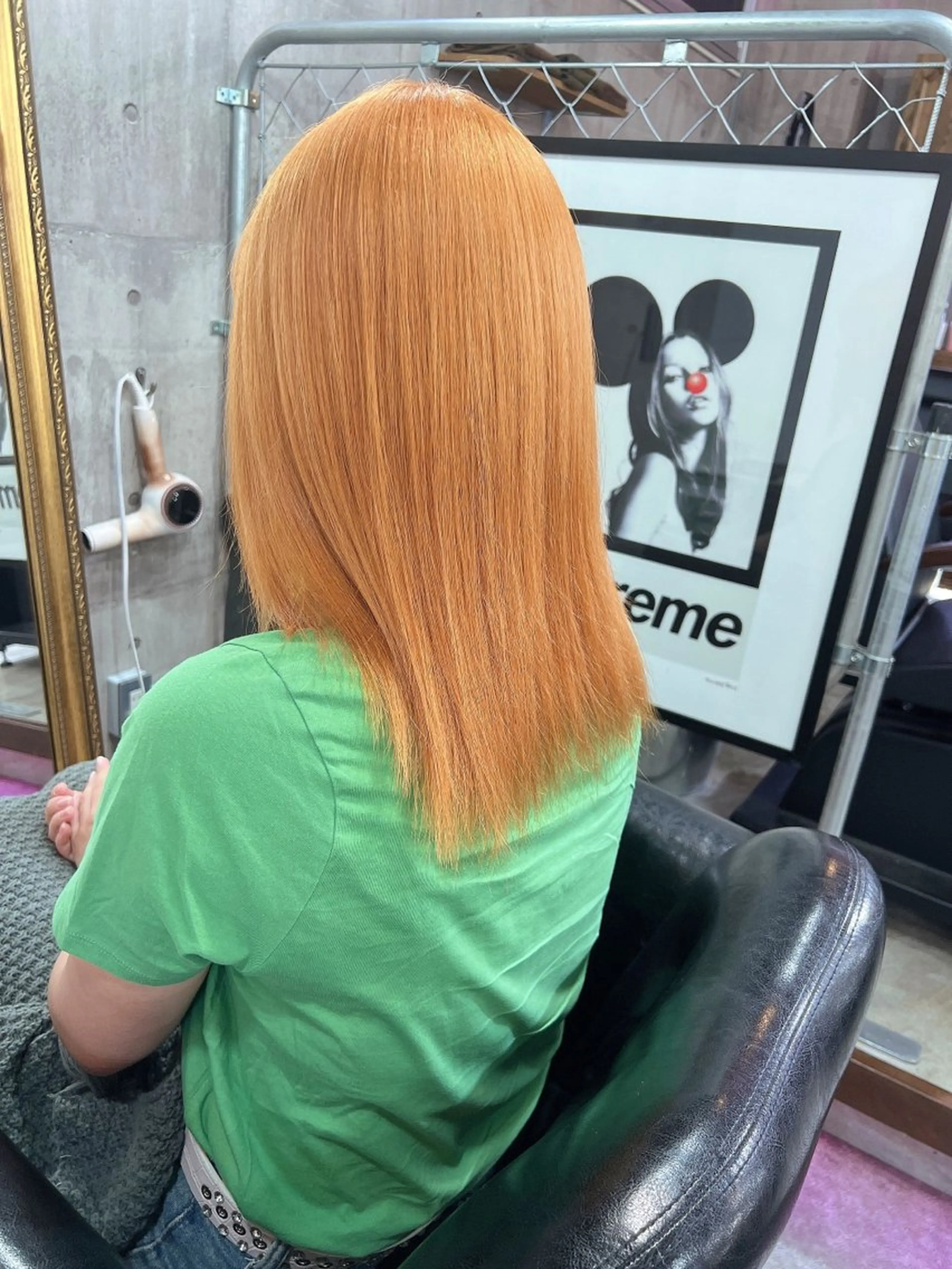 ミディアム カラー アッシュ ベージュカラー 黒髪 ブリーチ ブルーカラー ヘアカラー ☀️ハイトーンボブ ☀️石川 海斗のヘアスタイル