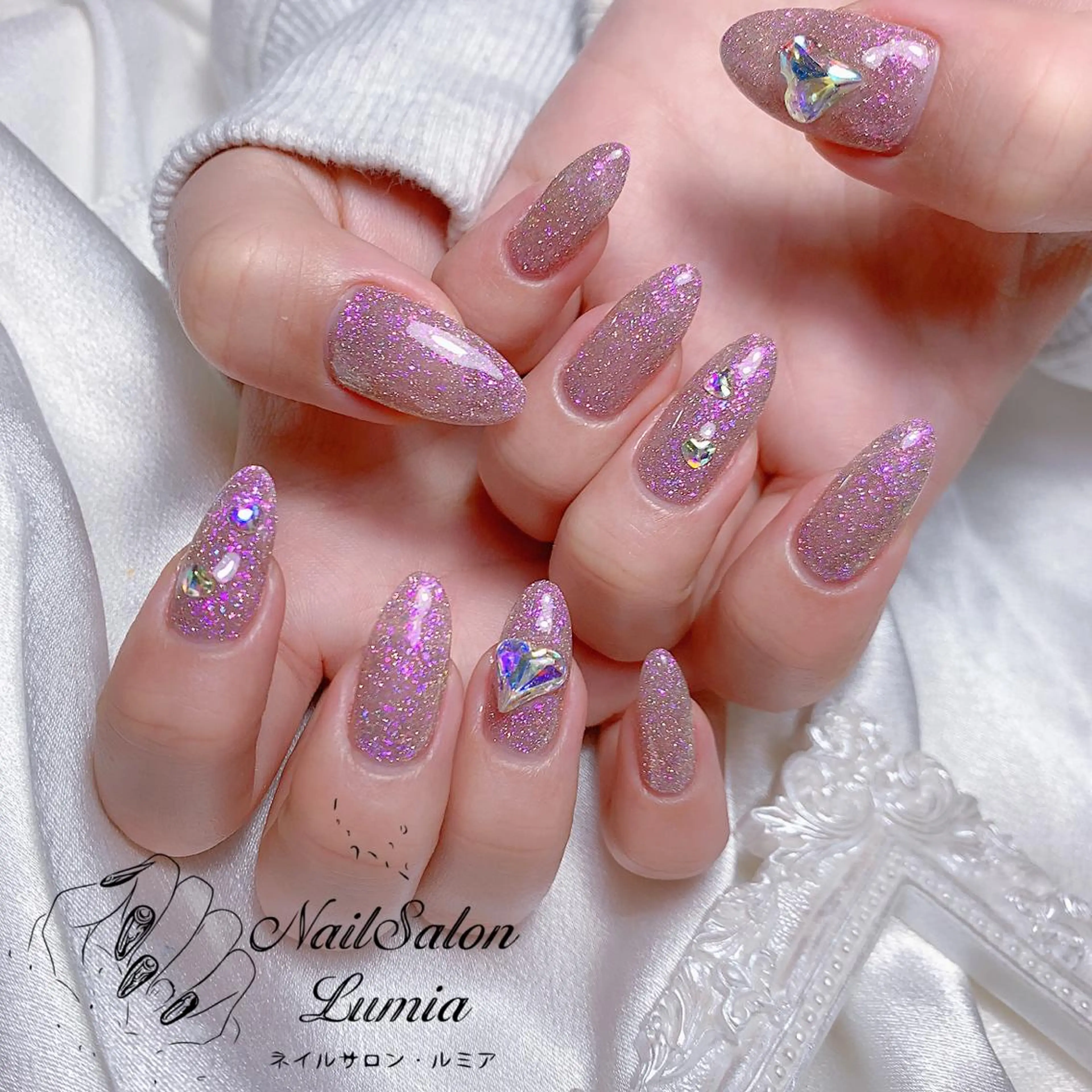 ネイル ハンドネイル ネイルサロン ルミア Lumia 店長のネイルデザイン