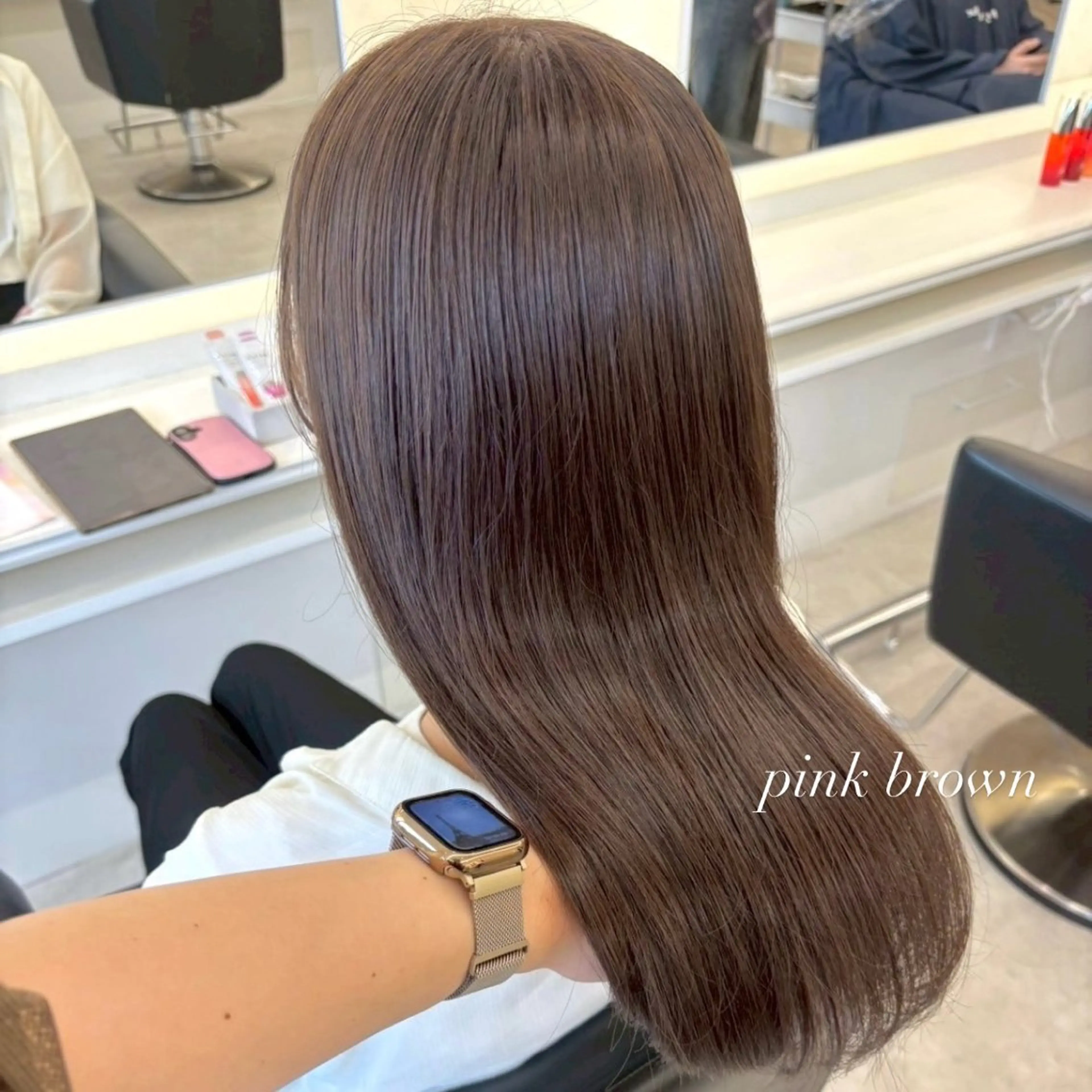 ロング ヘアカラー トリートメント Parve Mix / 根本 梨湖🫧のヘアスタイル