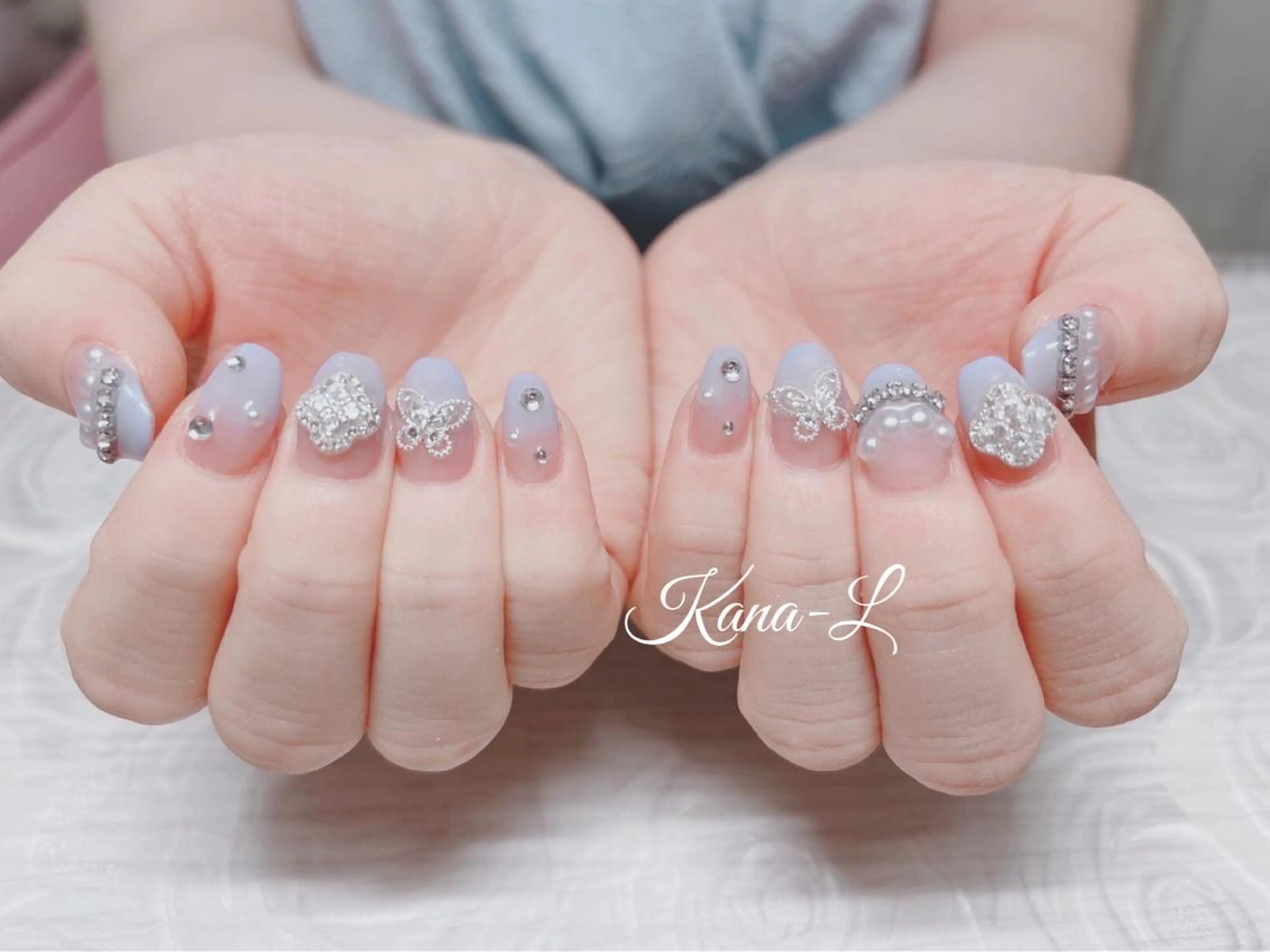 カラー ネイル キラキラネイル 韓国ネイル 芦辺 香奈のネイルデザイン