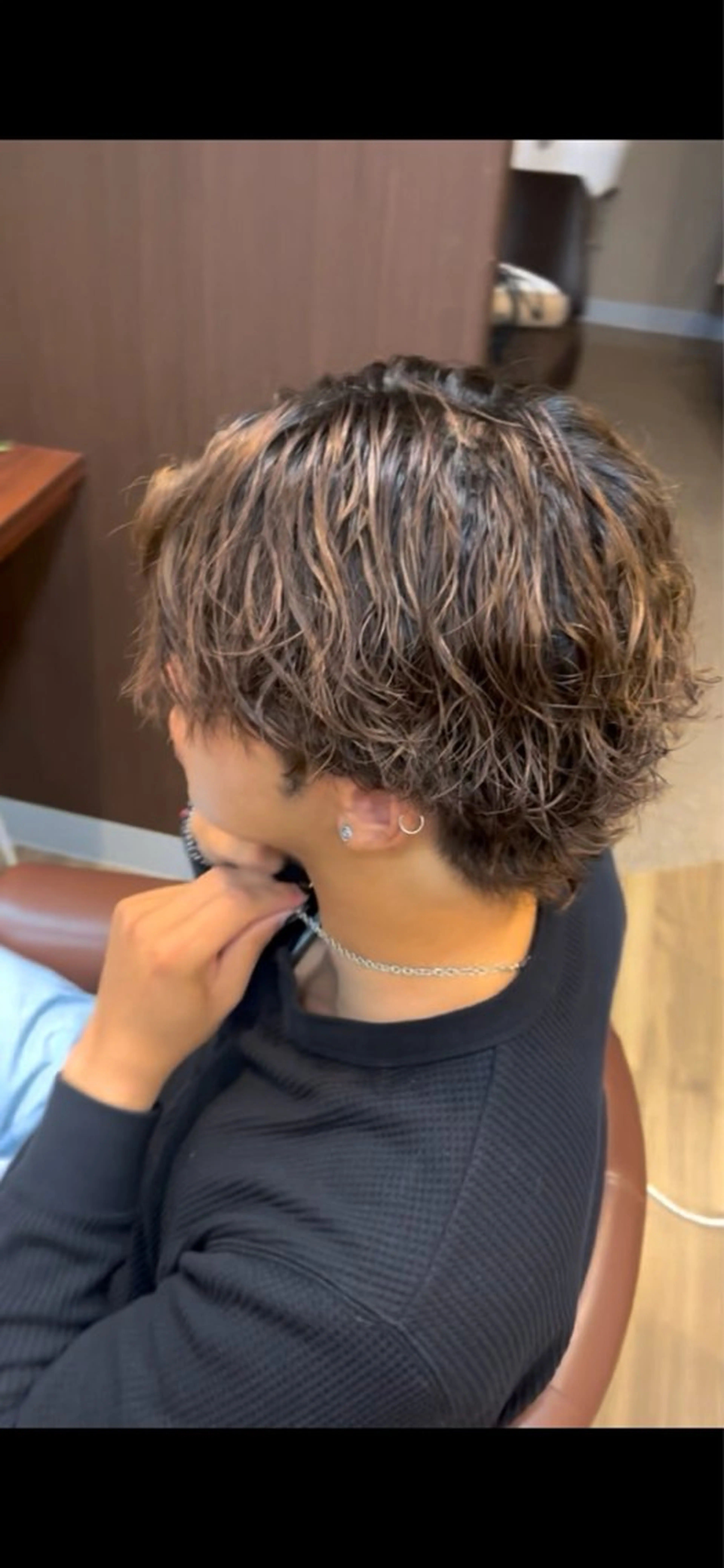 ショート パーマ メンズ 齊藤 聖輝のヘアスタイル