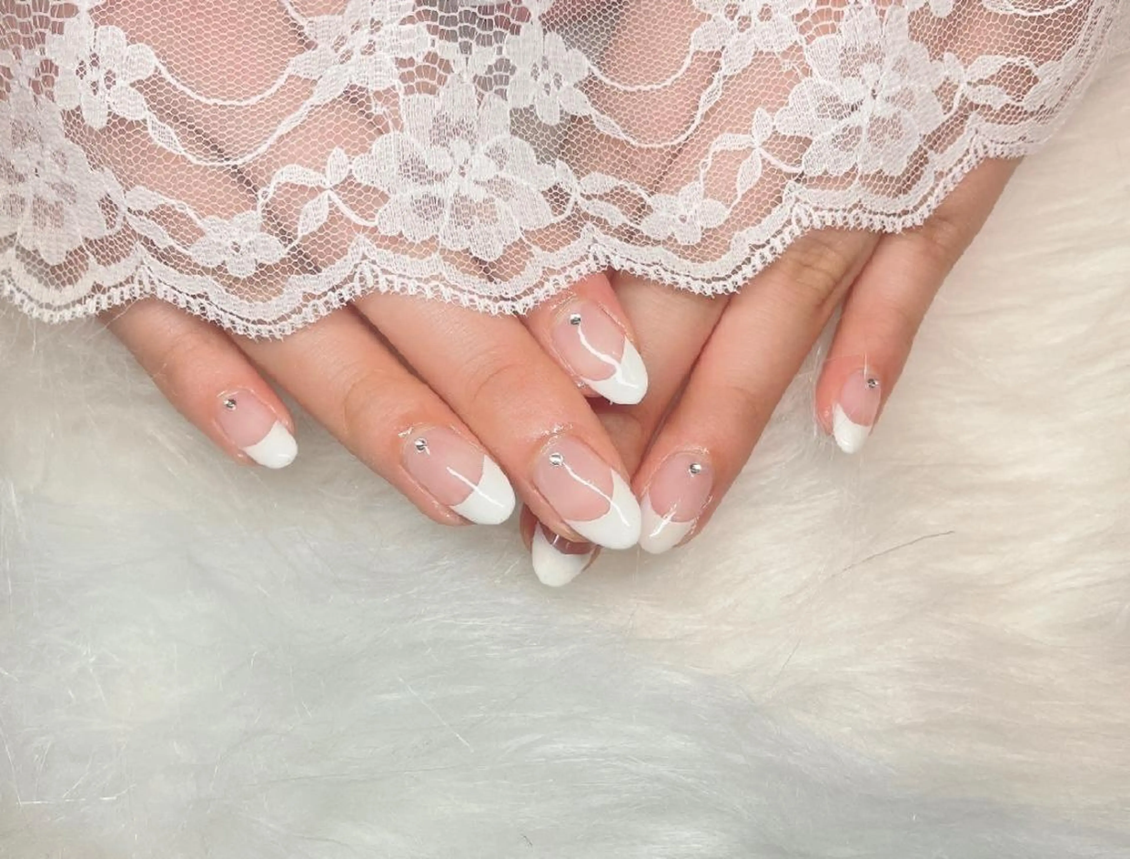 ネイル 23時まで❤︎韓国、 ワンホンネイルのネイルデザイン