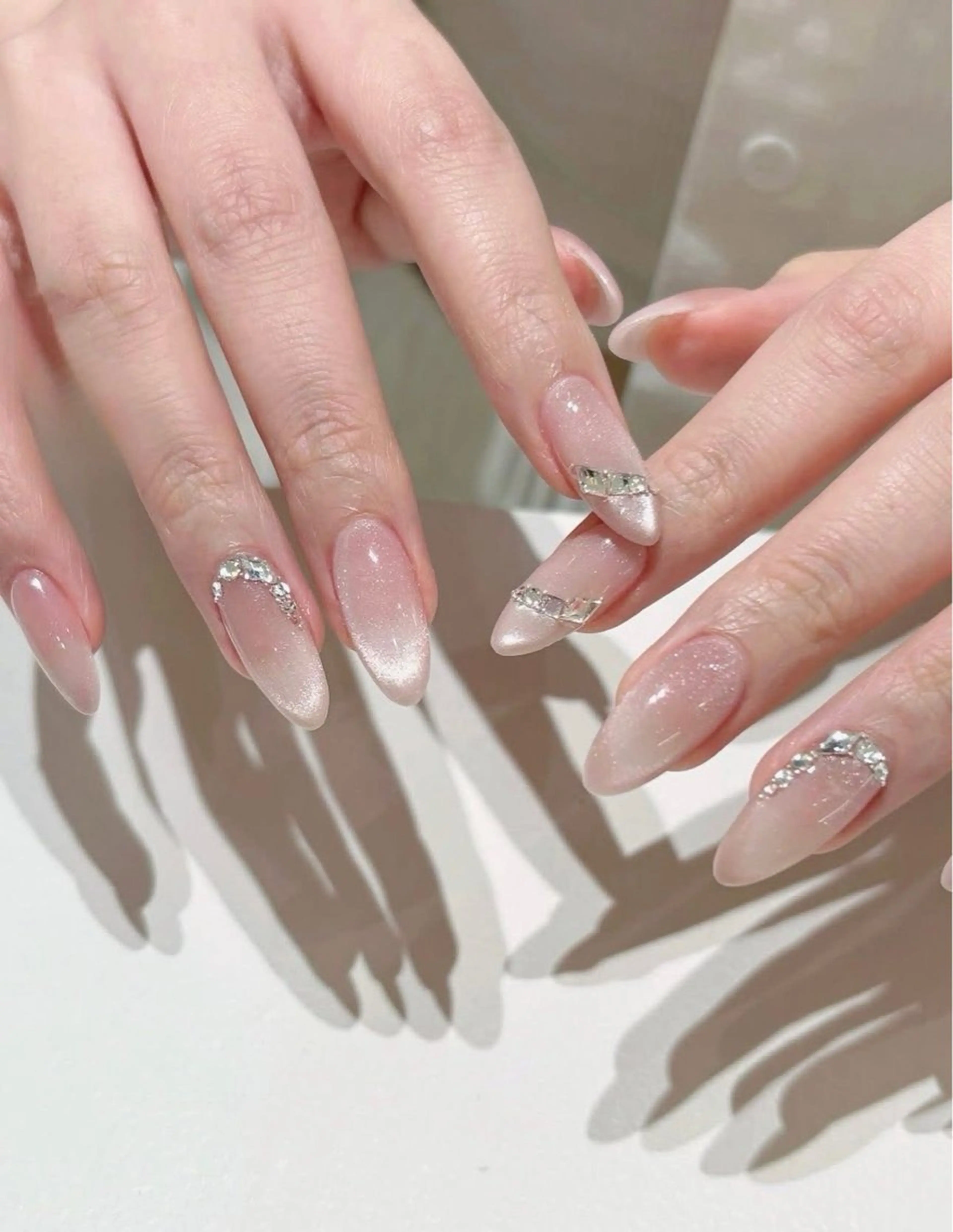 ネイル チークネイル フットネイル フレンチネイル グラデーション 韓国ネイル Yuki nail staffのネイルデザイン