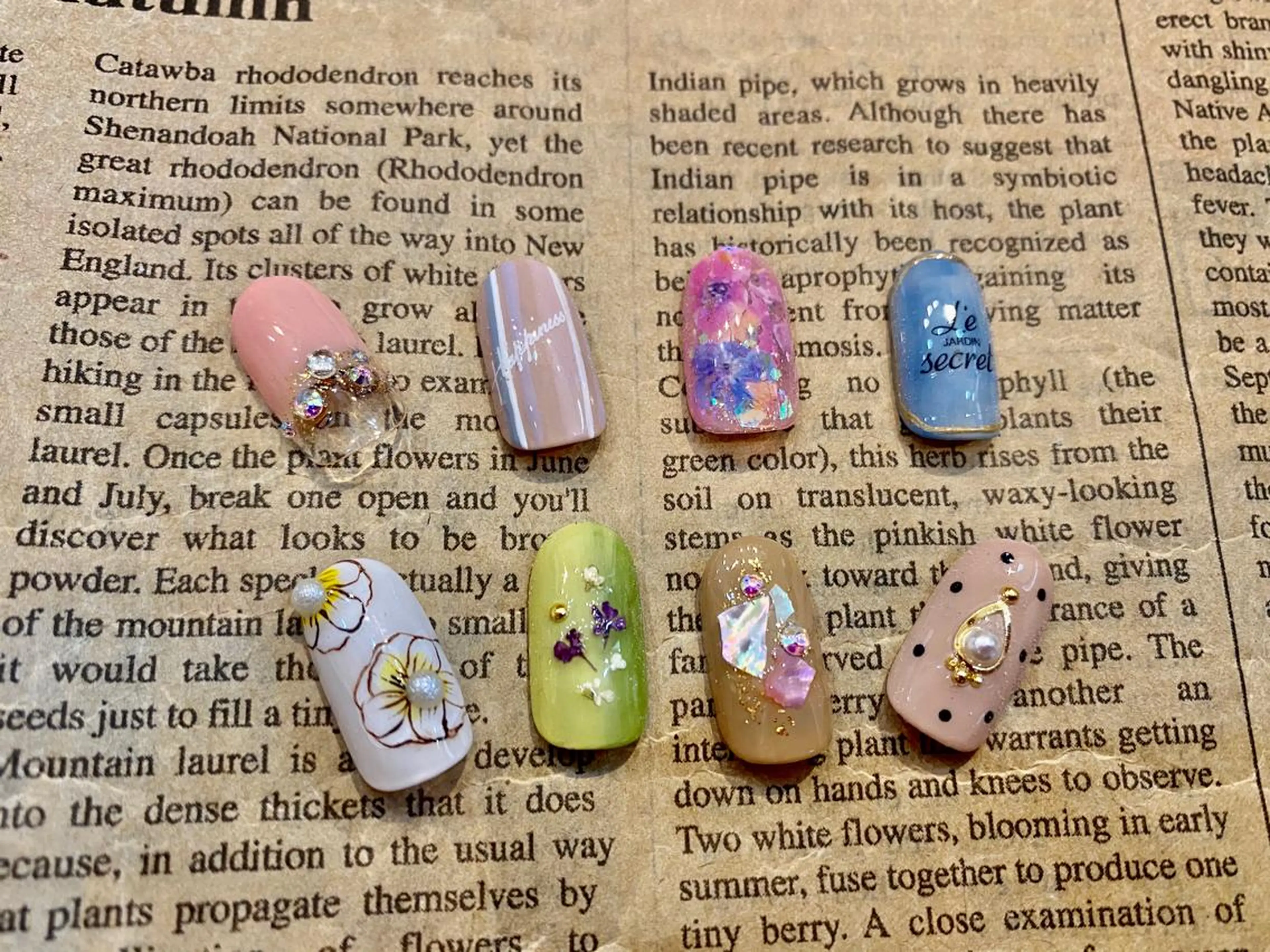 ネイル ハンドネイル センター南 eclatのネイルデザイン