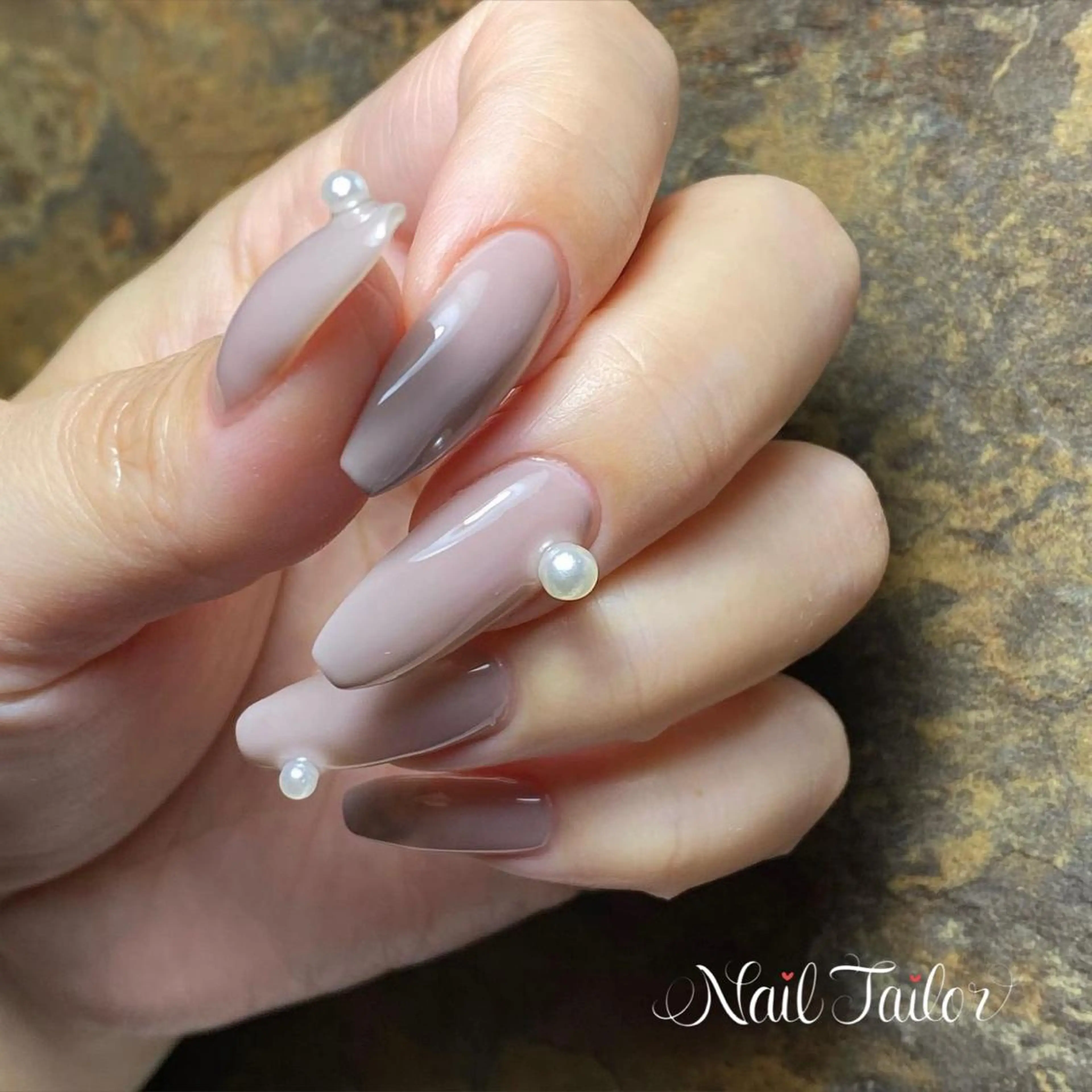 ネイル 入学式 卒業式 ニュアンスネイル ワンカラーネイル ピンク ハンドネイル NailTailor ネイルテイラーのネイルデザイン