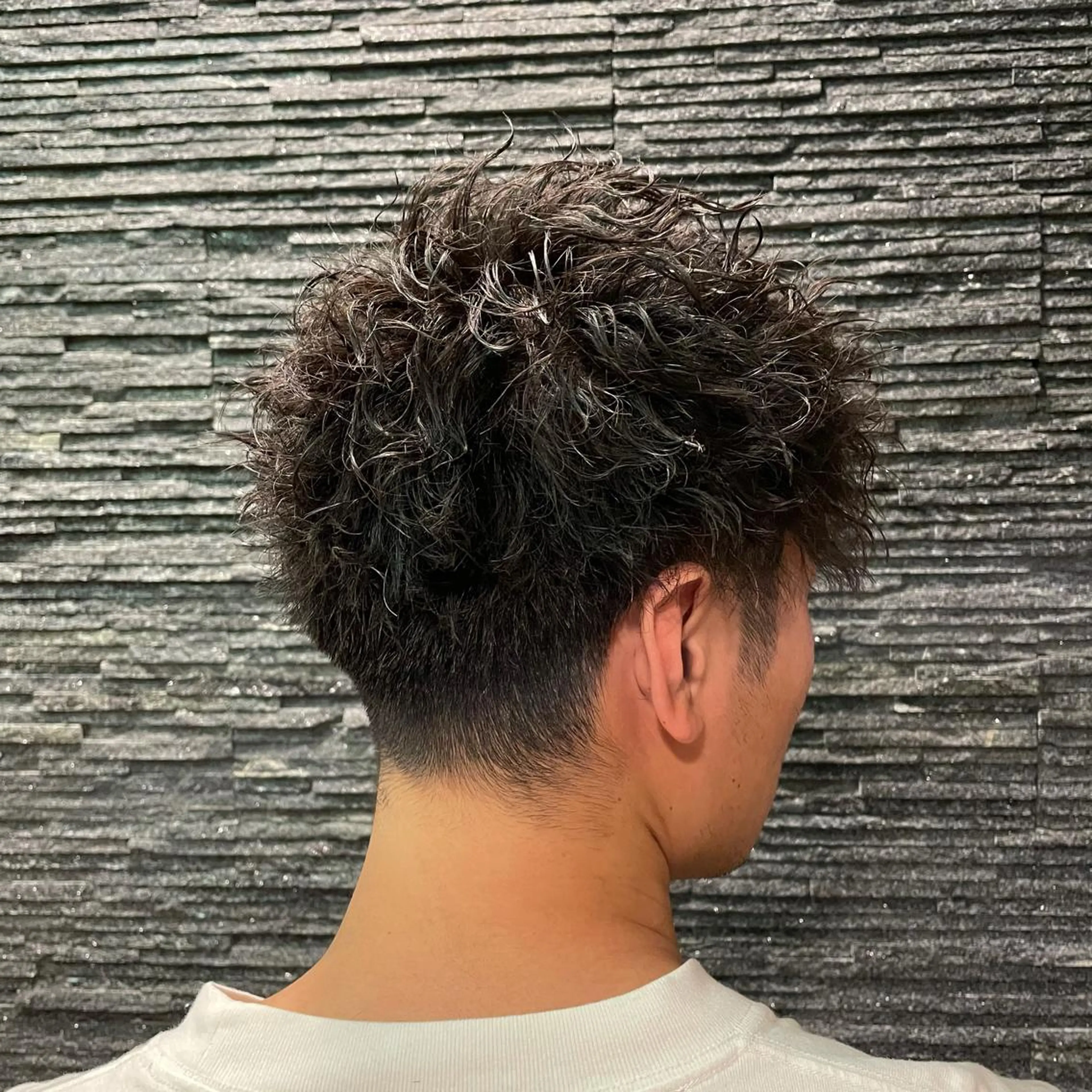 ショート パーマ メンズ 武田　晃英 KoeiTakedaのヘアスタイル