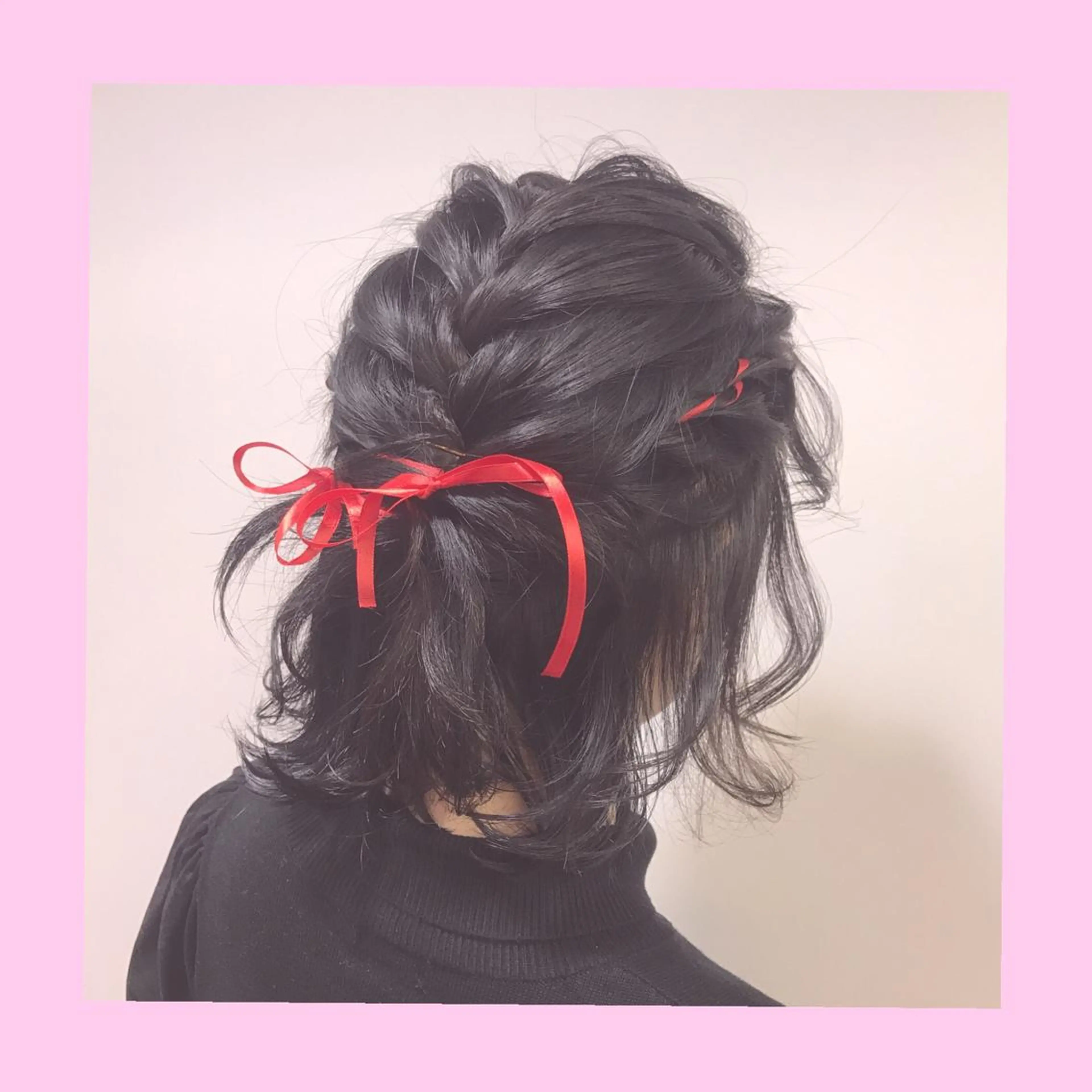 ヘアアレンジ SHIN/レイヤー カット×クロスパーマのヘアスタイル