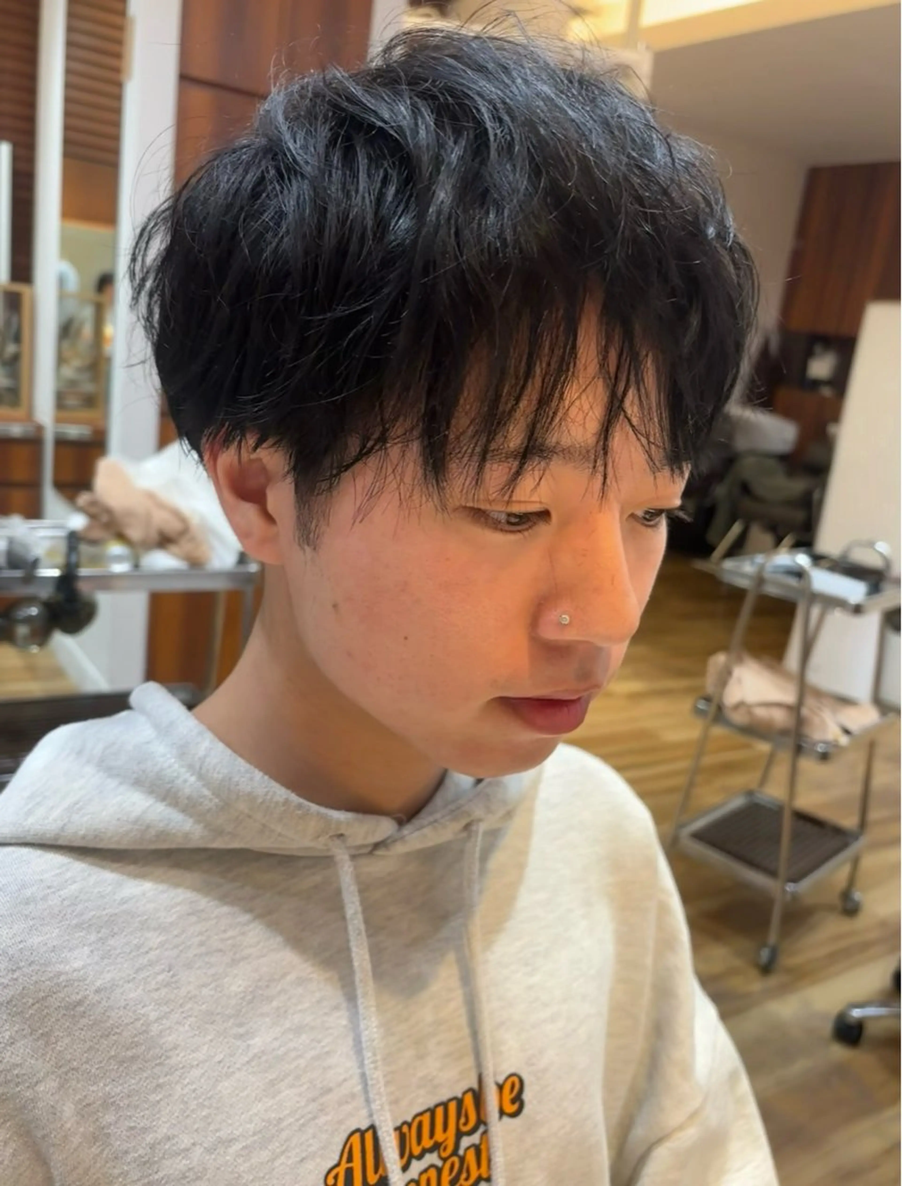 パーマ メンズ 池田理紗/ bob/メンズカットのヘアスタイル