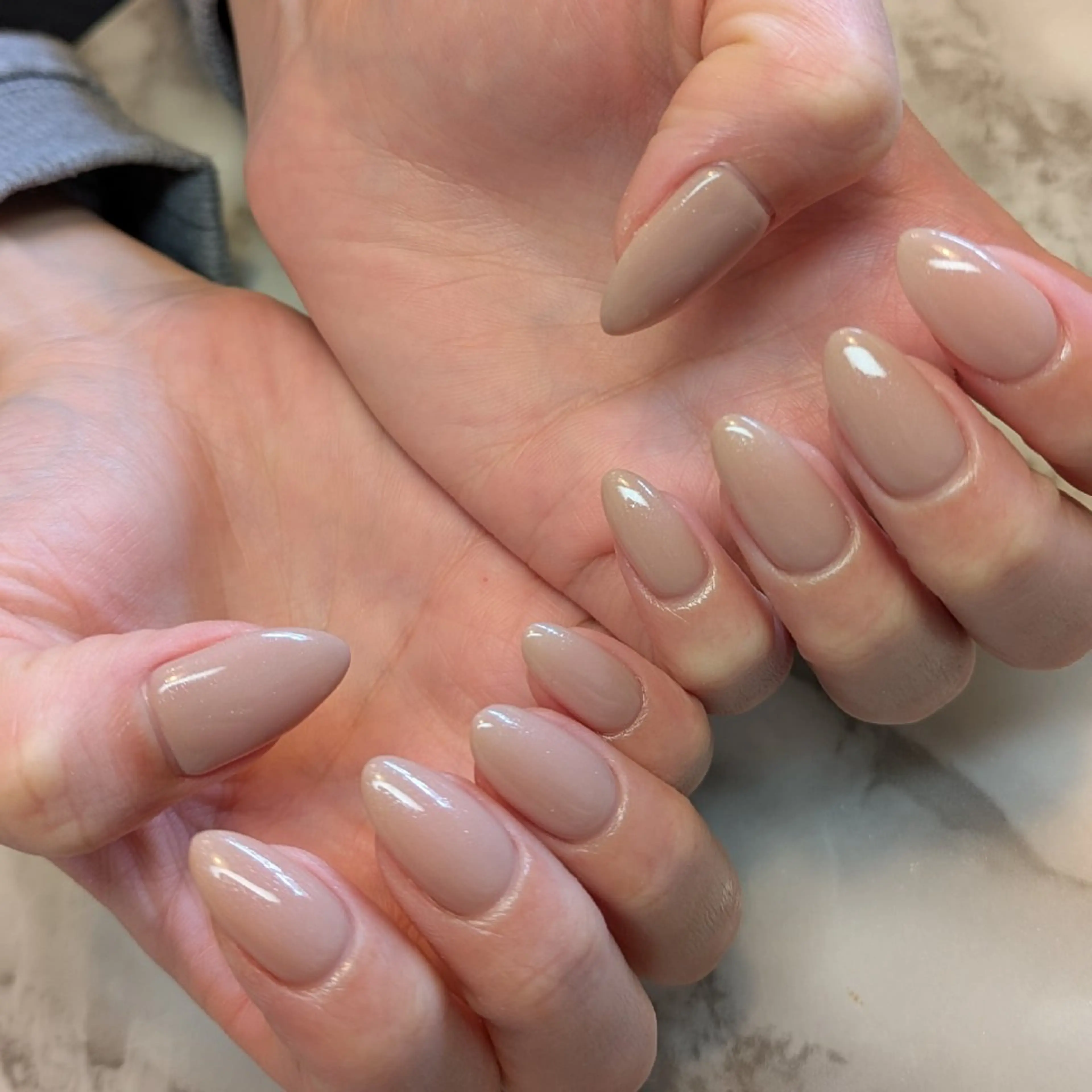 ネイル ワンカラーネイル ジェヌインネイル 河内のネイルデザイン