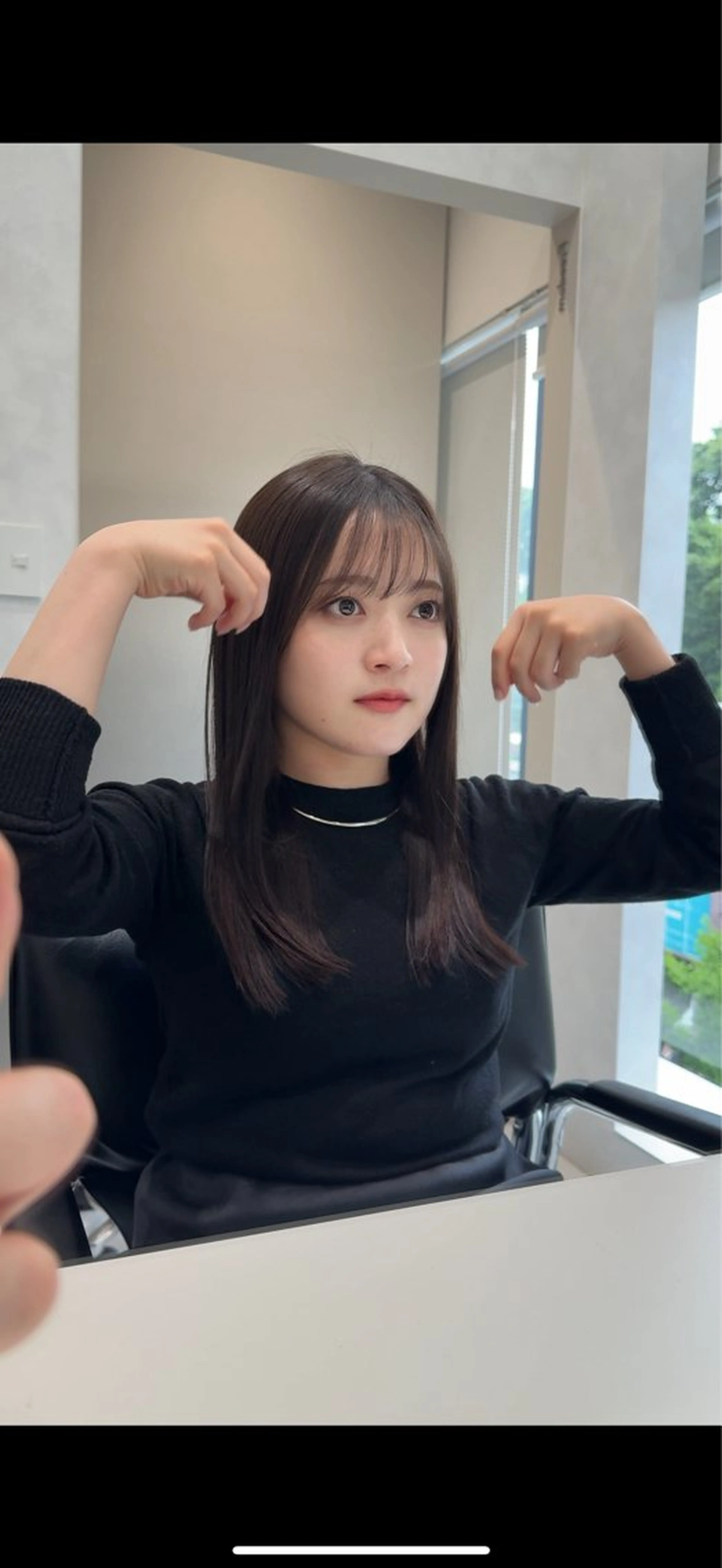 セミロング 縮毛矯正 トリートメント ゴートゥデイシェアサロン原宿vita所属・縮毛矯正クロスパーマ 益子達也のヘアスタイル