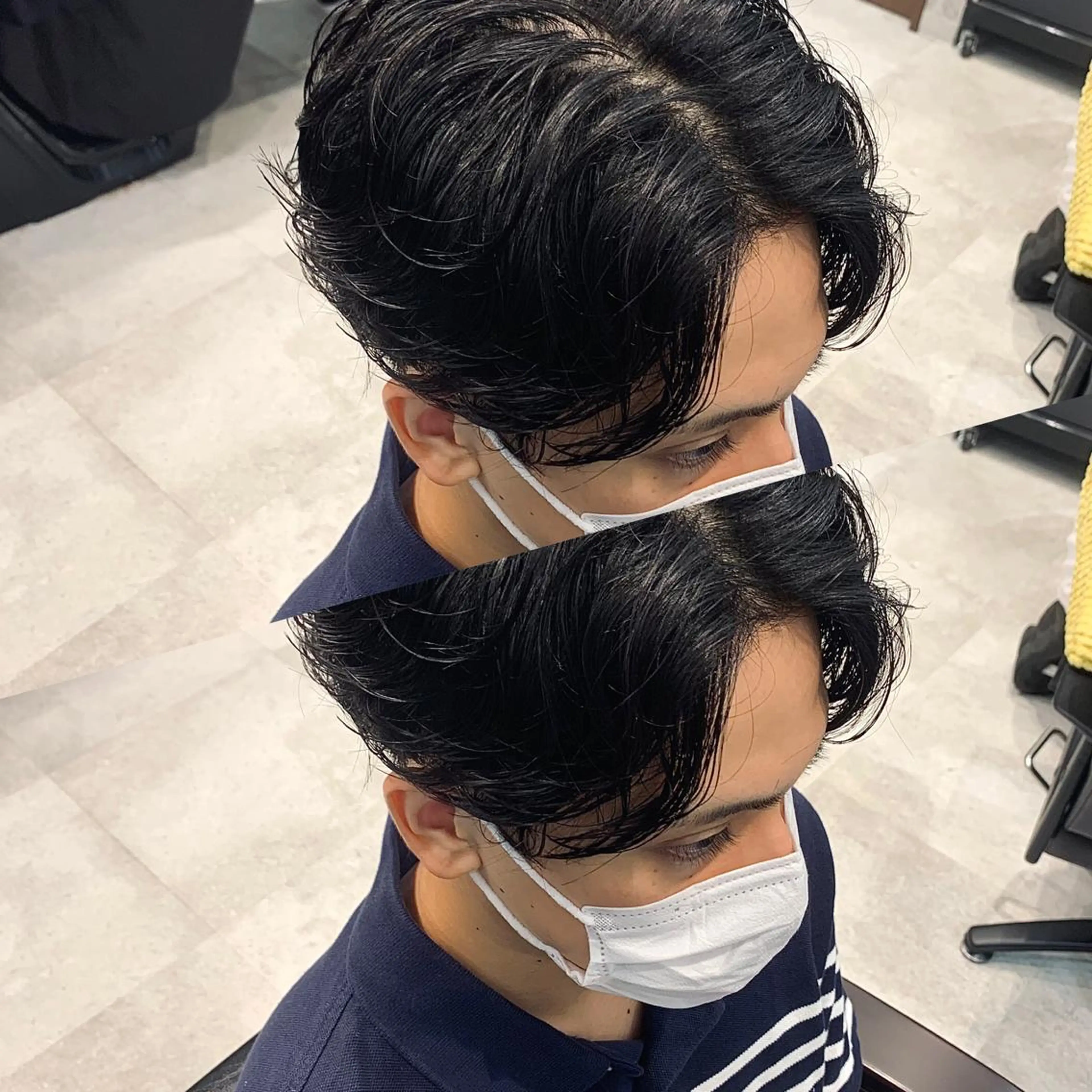 ショート パーマ メンズ メンズパーマ ニュアンスパーマ AI TOKYO men’s  横浜所属・メンズ支持数No.1 👑リュウ👑のヘアスタイル