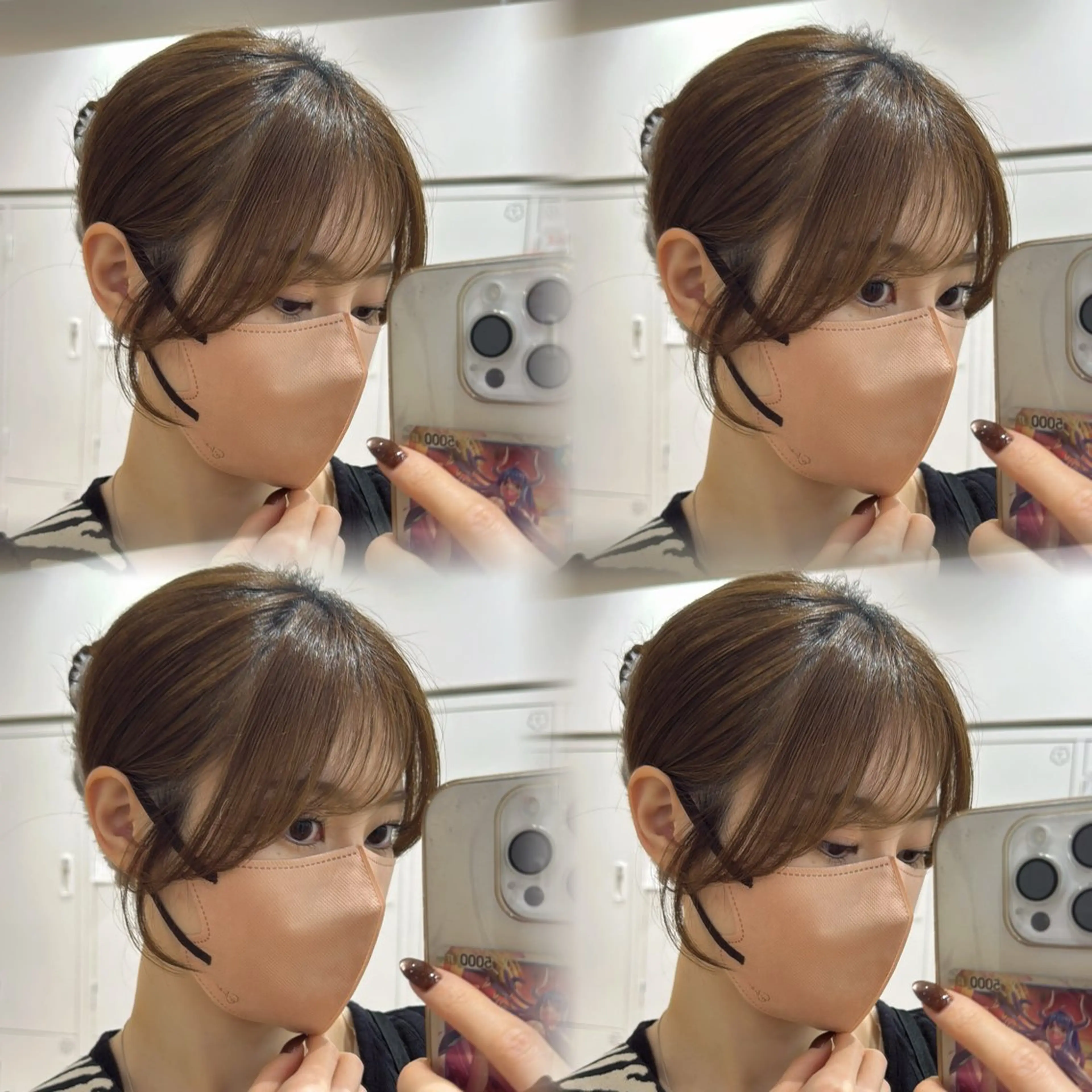 ロング カラー ヘアアレンジ キヨミ 韓国レイヤーカットのヘアスタイル