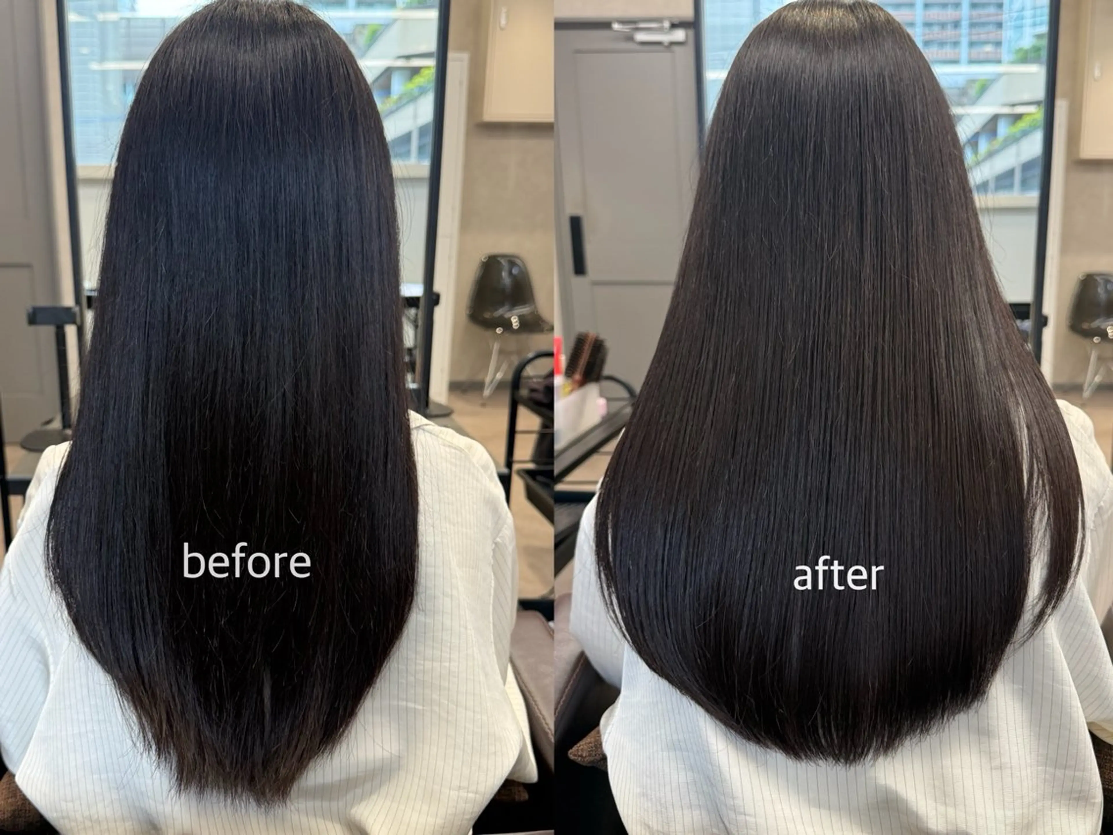 ロング 縮毛矯正 縮毛矯正 トリートメント ニシカワ ユズミのヘアスタイル