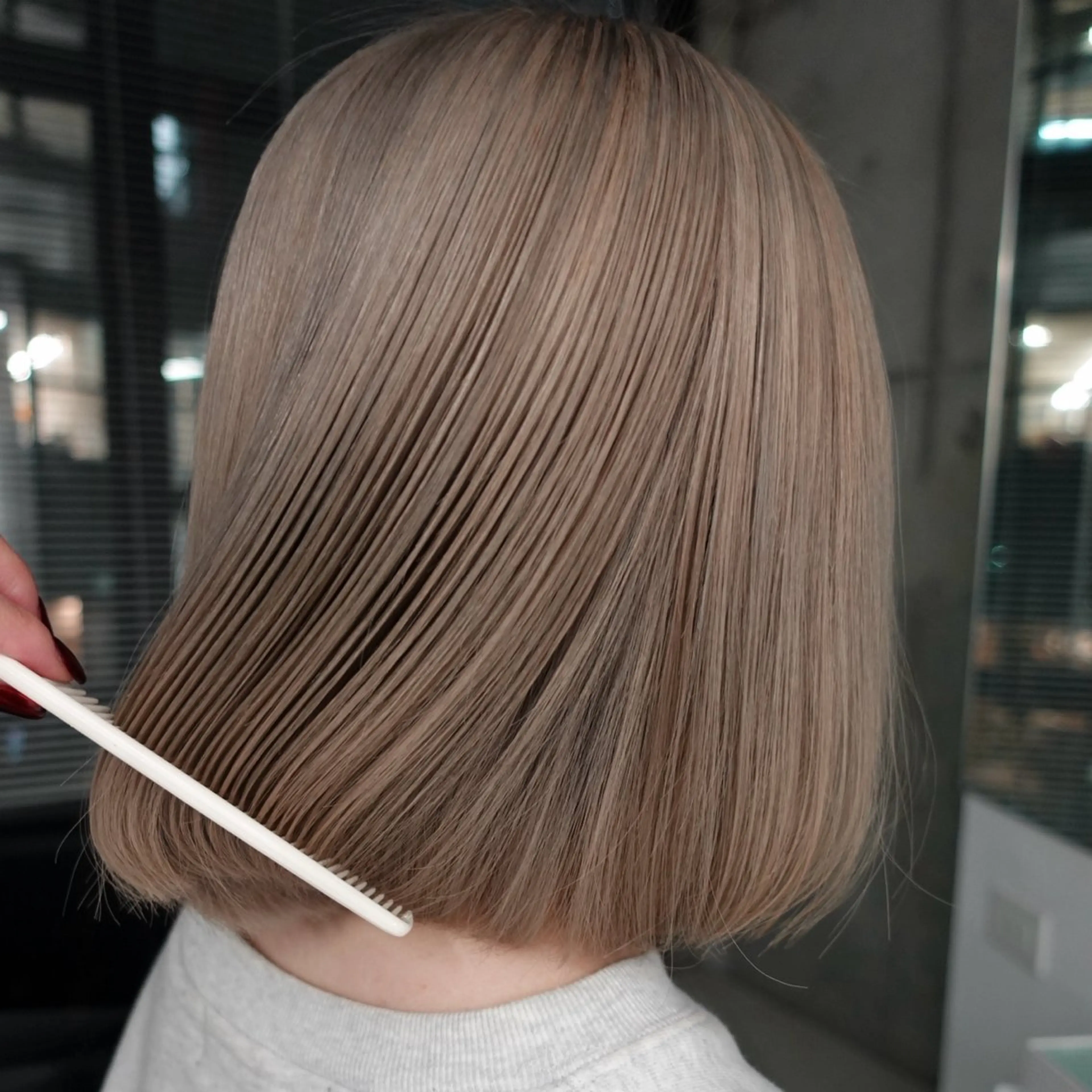 ミディアム カラー ヘアアレンジ カット ヘアカラー 🌐サトウ リョウ🌐のヘアスタイル