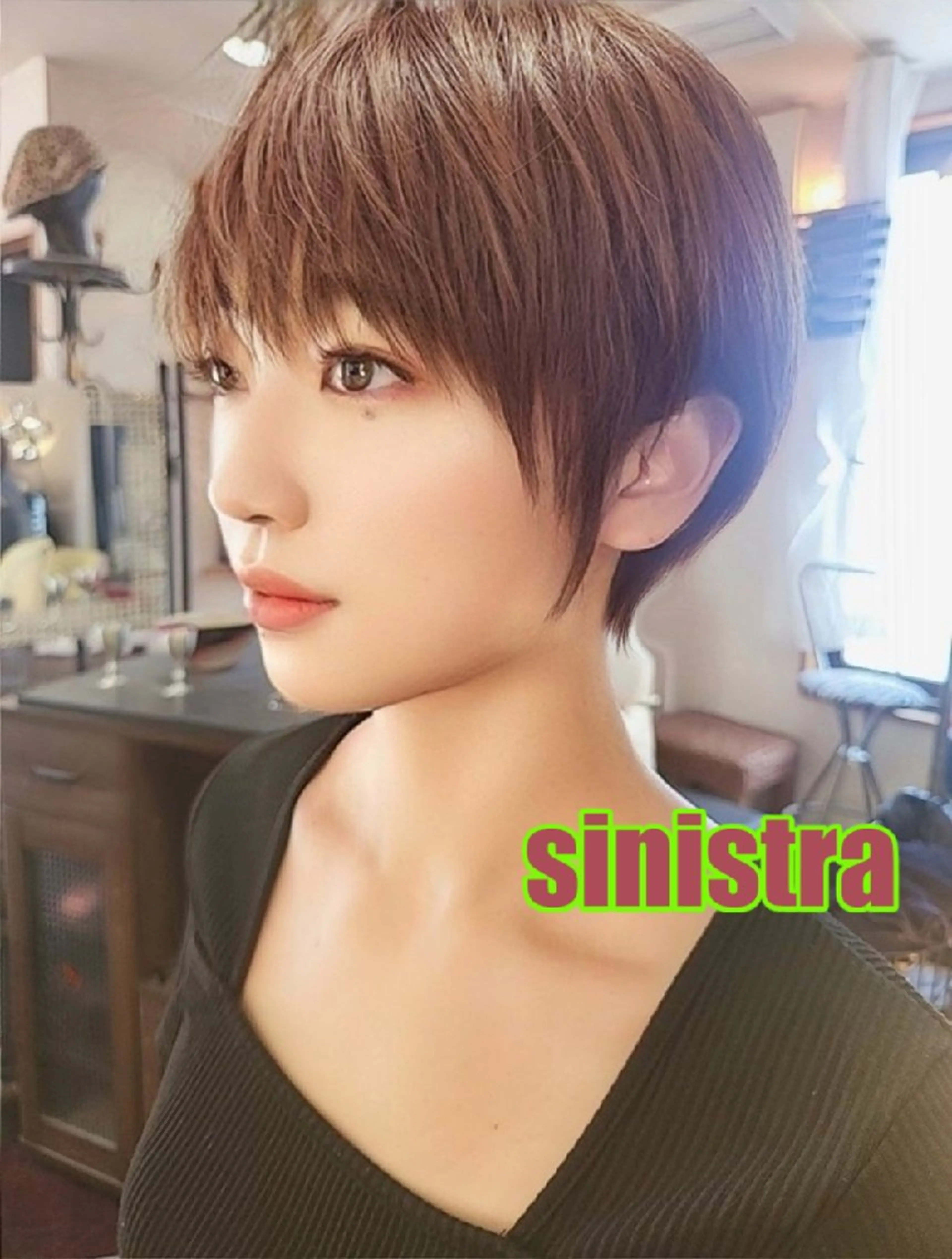 ショート カラー カット ヘアカラー トリートメント sinistra シニストラ　足利山下店所属・再来率94％原宿足利 表参道★シニストラのヘアスタイル