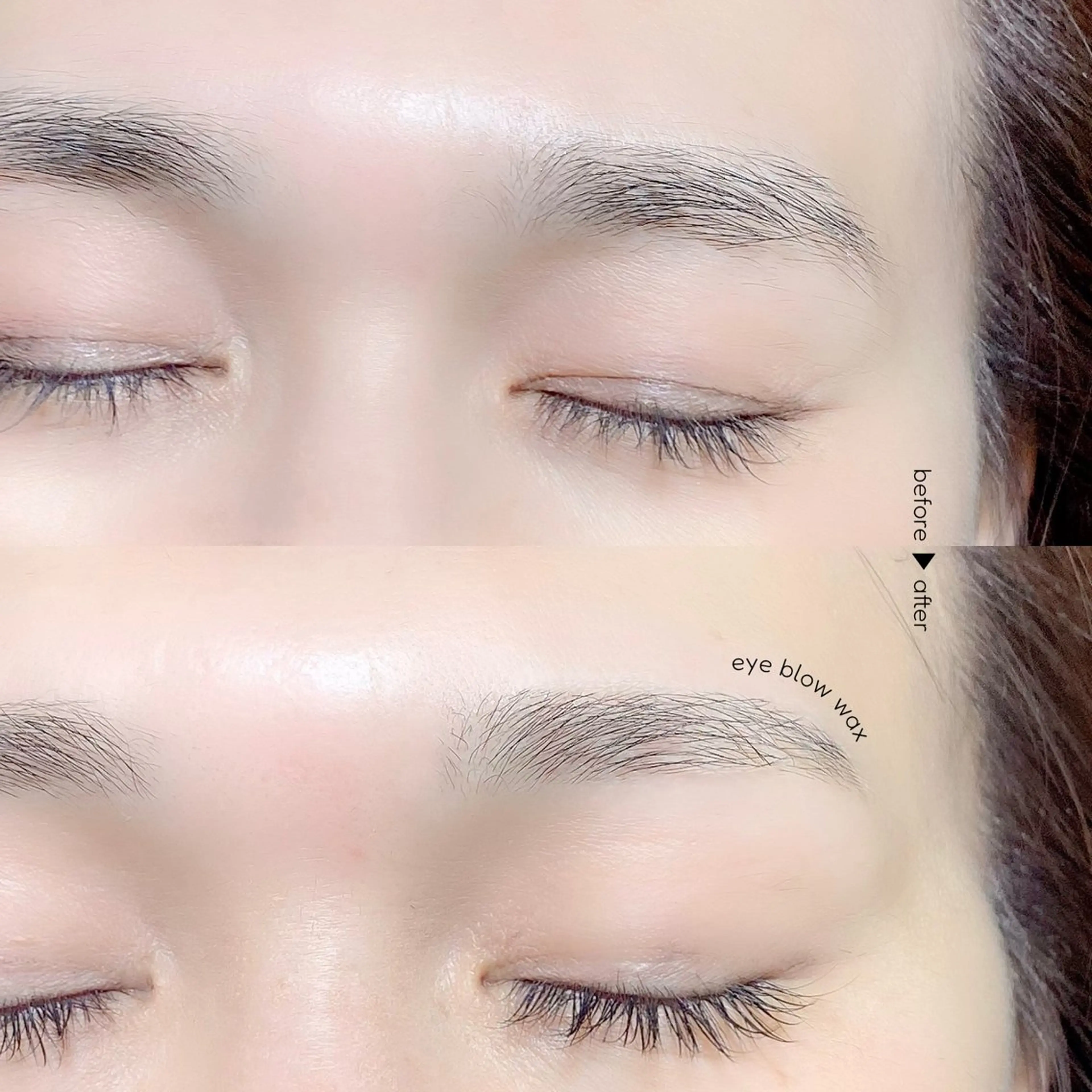 eye blow ○似合わせ○スタイリング美眉wax(鎮静パック付🌿メイクなし)の写真