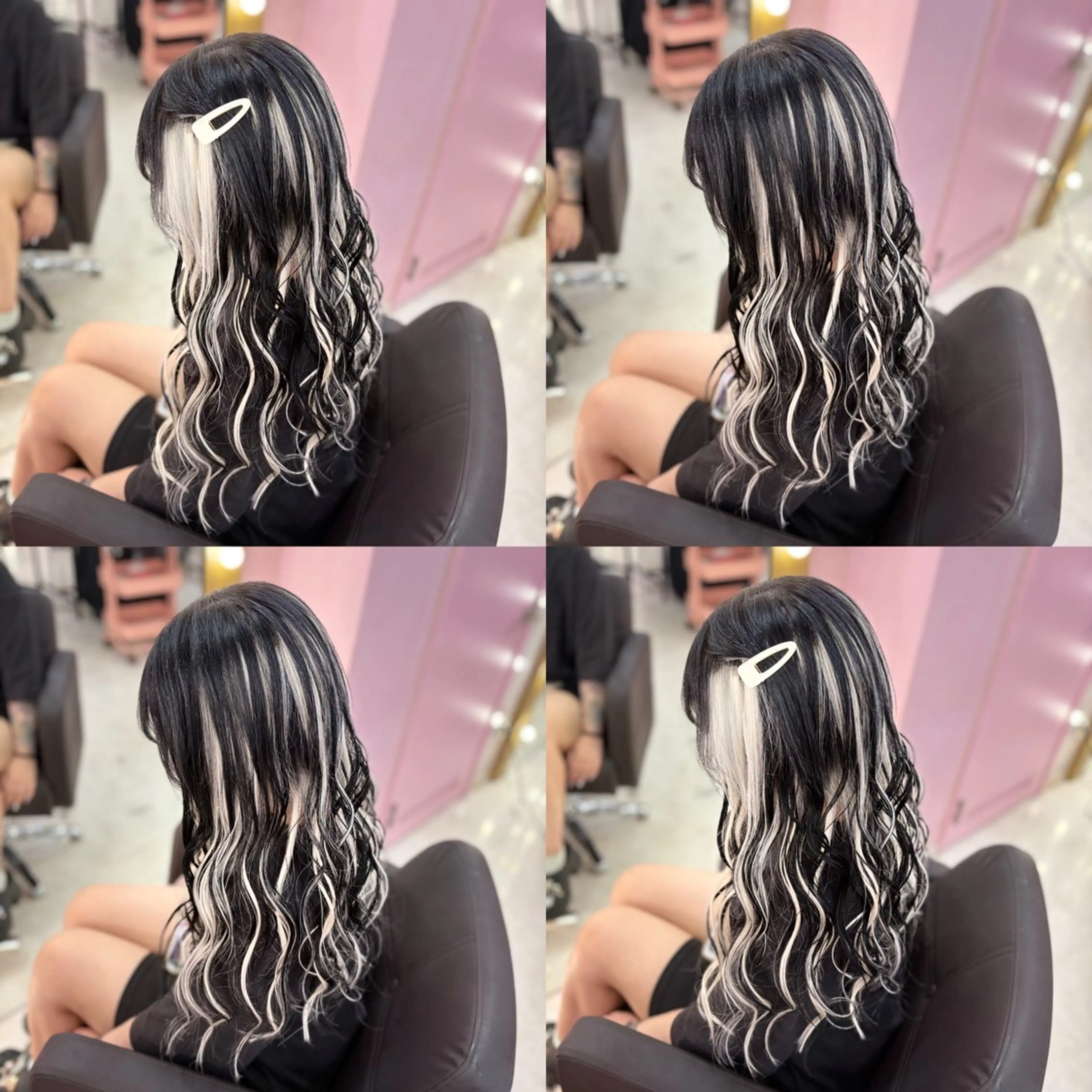 ロング カラー ヘアアレンジ エクステ 甘ふわgirly🎀 ハイトーン🤍Ramのヘアスタイル