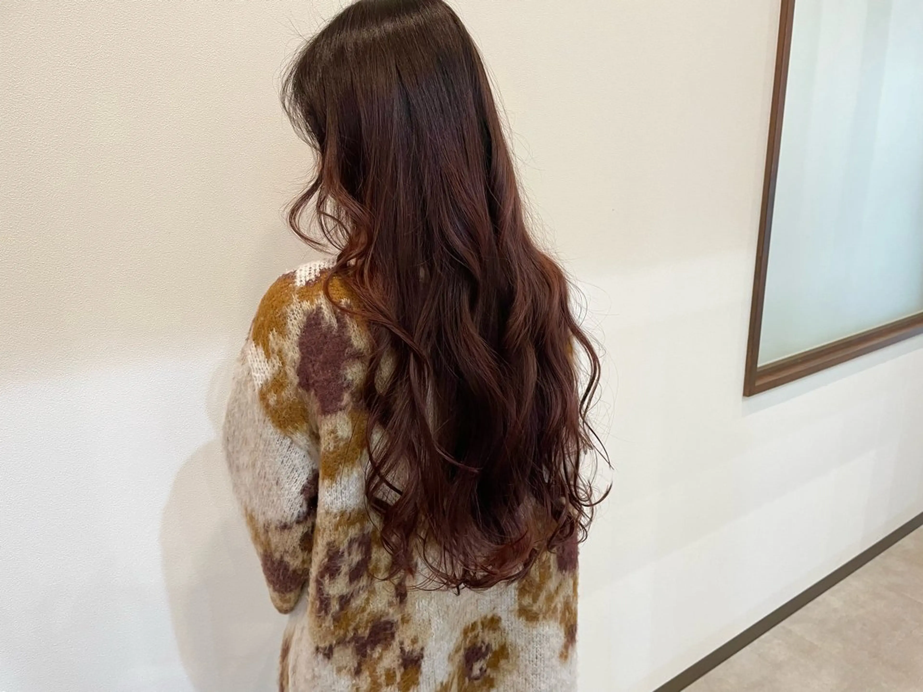 ロング ピンクラベンダー カット ヘアカラー シェアサロンfreesha所属・マンツーマン 🌿大野千尋のヘアスタイル