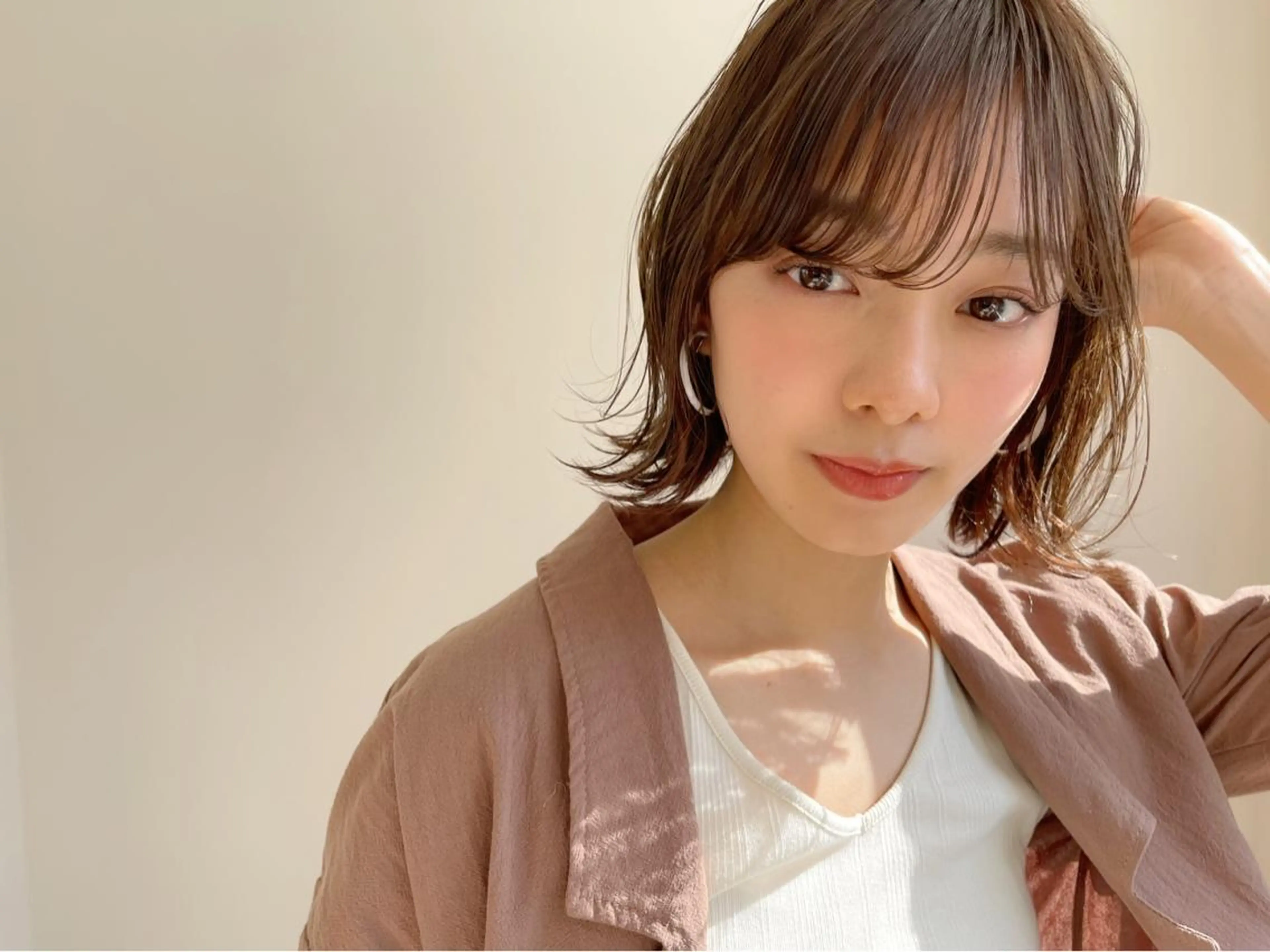 ショート カット ヘアカラー トリートメント イメチェンカット✂️ 錦糸町佐藤店長のヘアスタイル