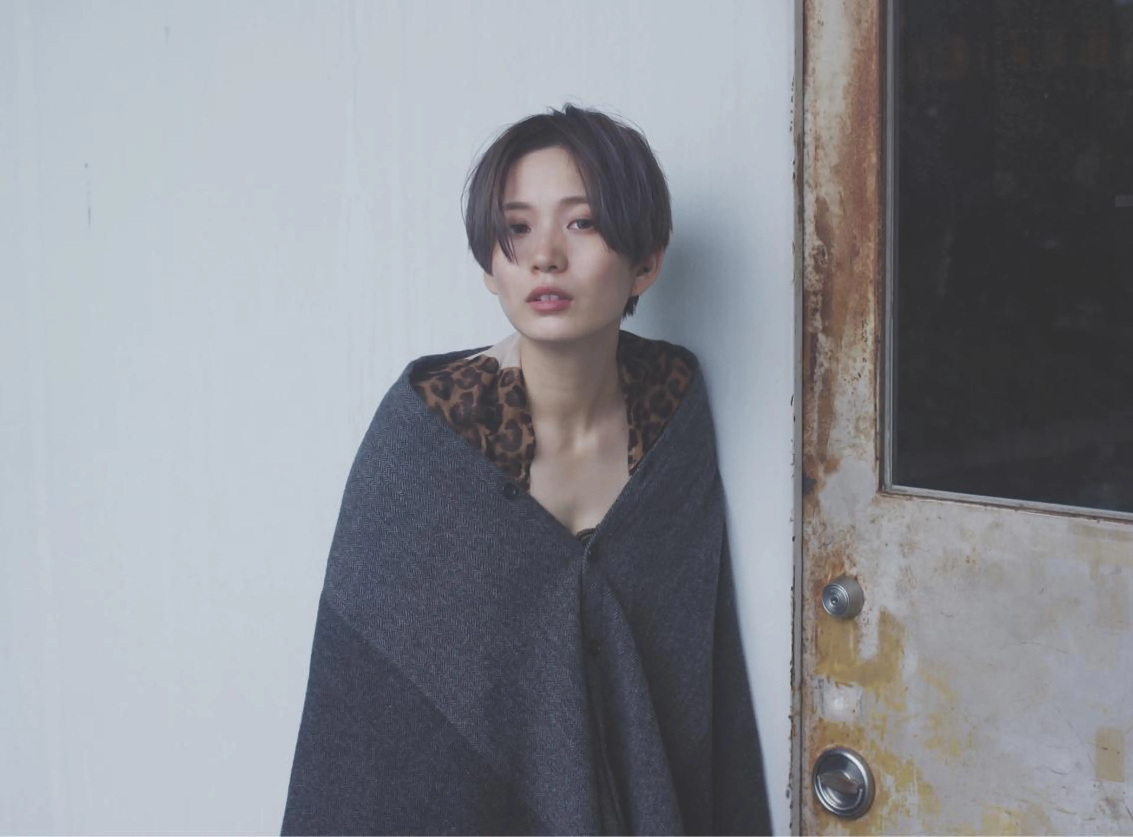 ショート ミディアム カラー クセ毛お悩みの方 四宮桂佑のヘアスタイル